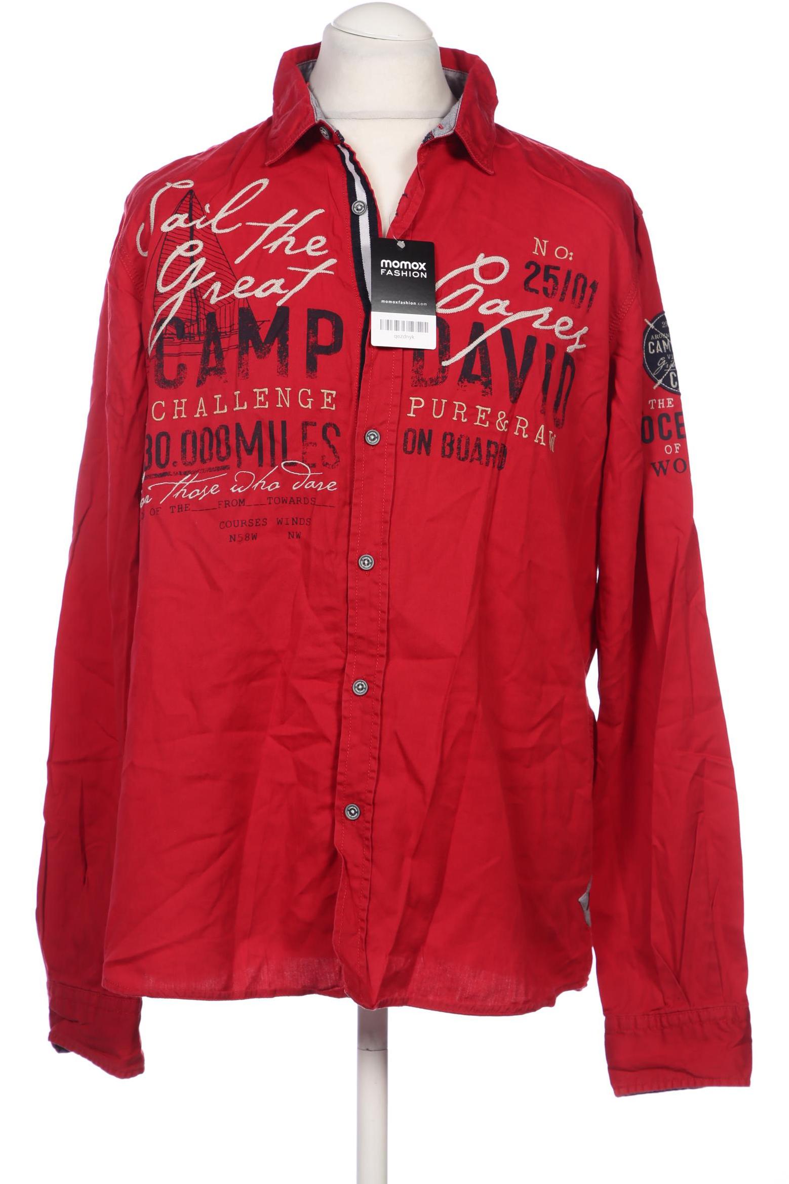 

Camp David Herren Hemd, rot