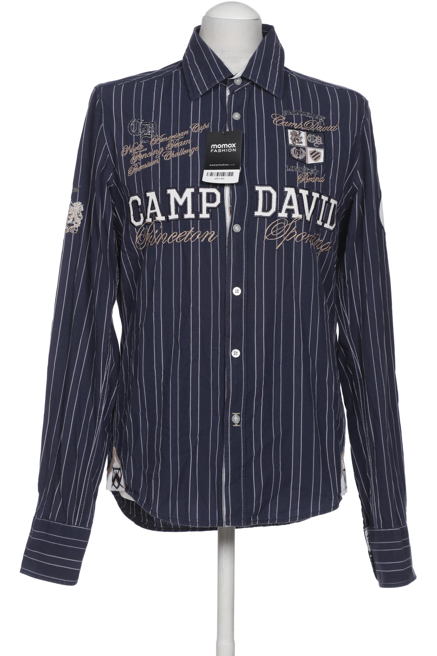 

Camp David Herren Hemd, marineblau