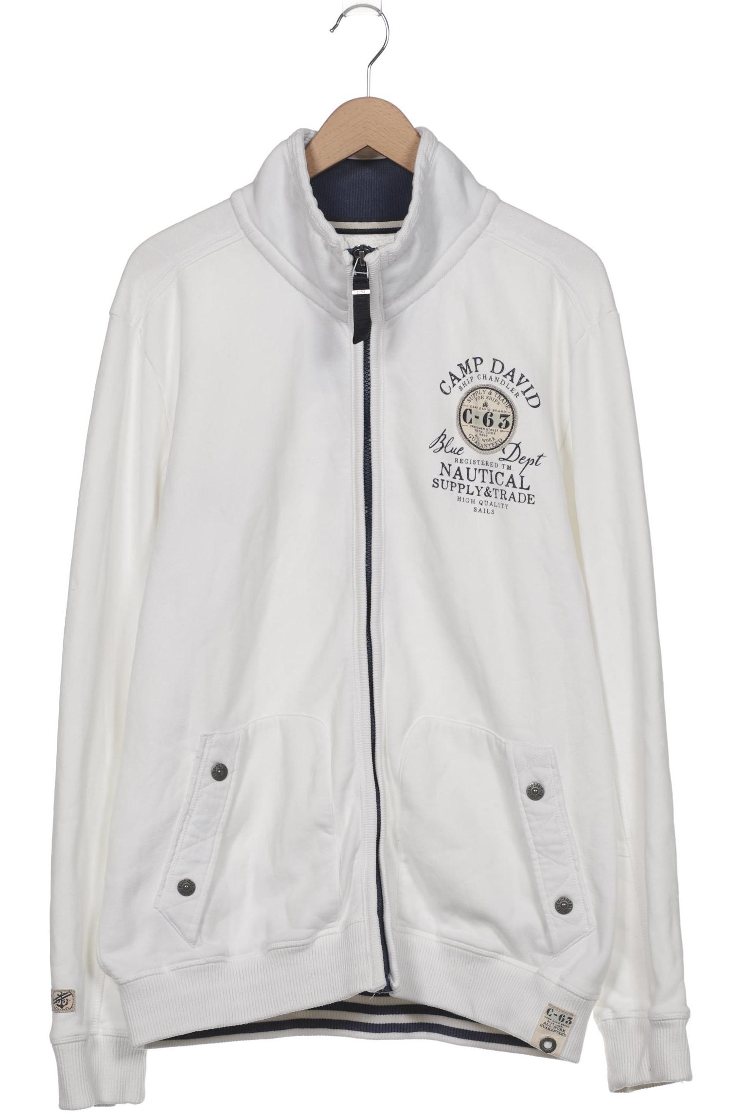 

Camp David Herren Sweatshirt, weiß, Gr. 56