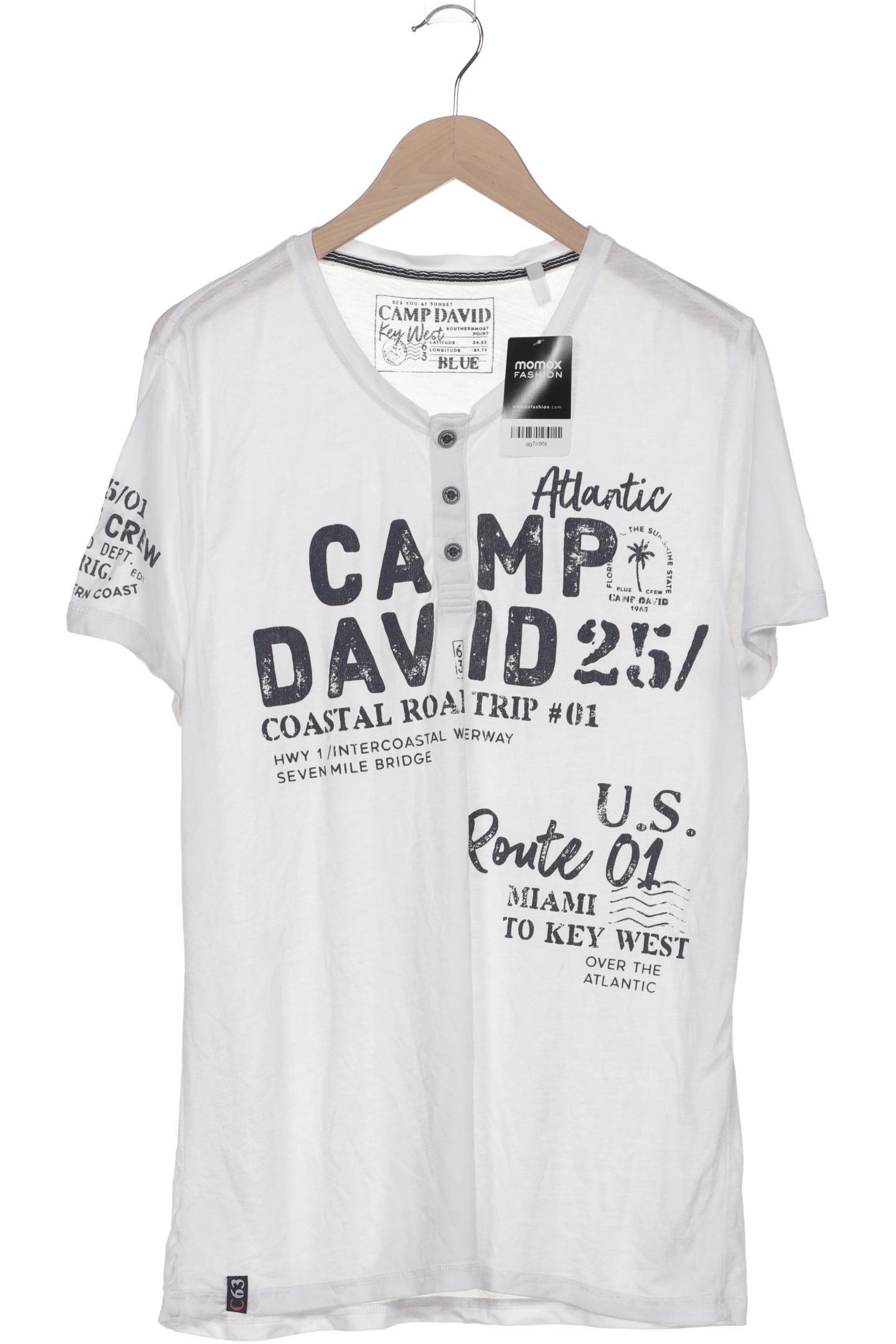 

Camp David Herren T-Shirt, weiß, Gr. 52