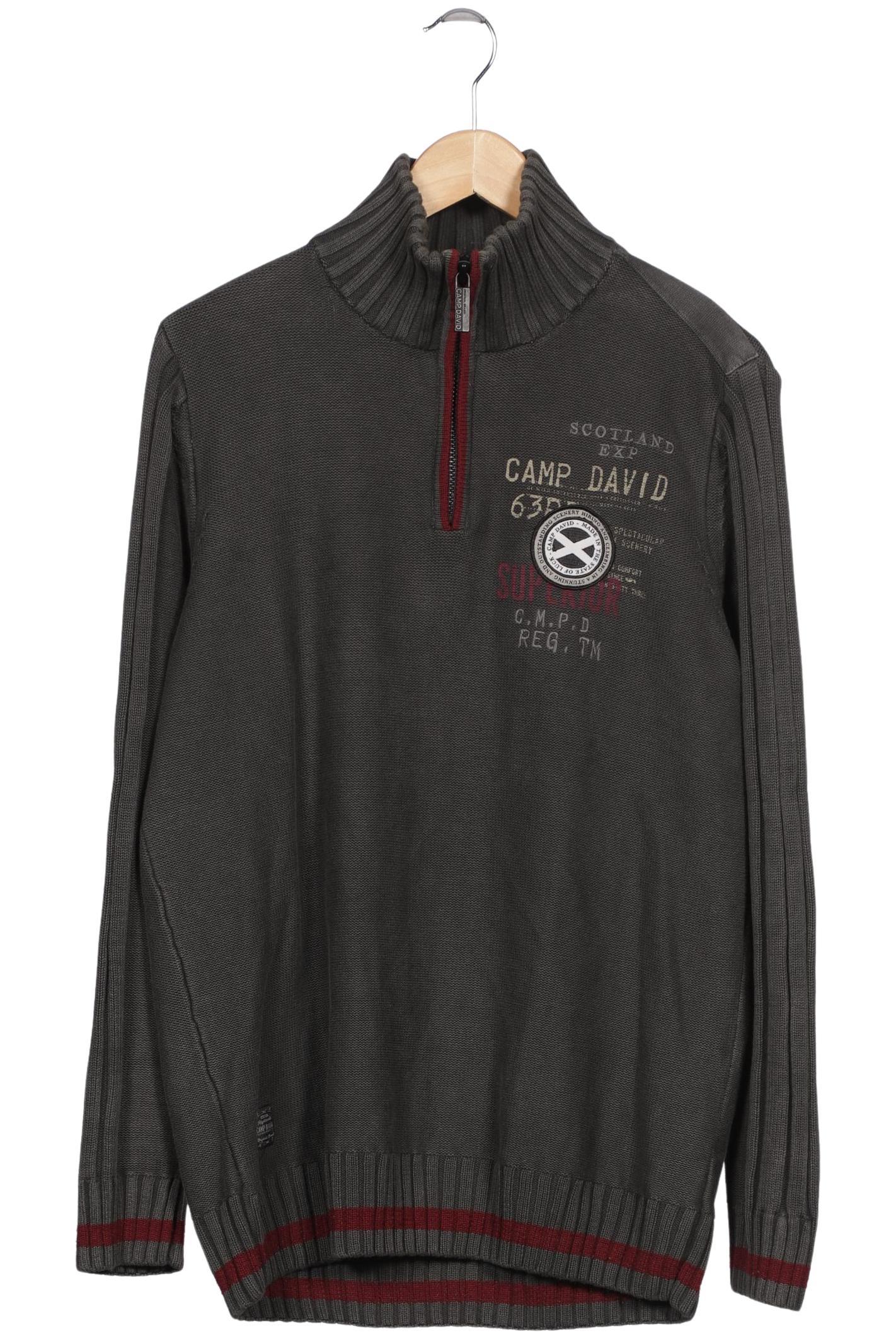 

Camp David Herren Pullover, grau, Gr. 48