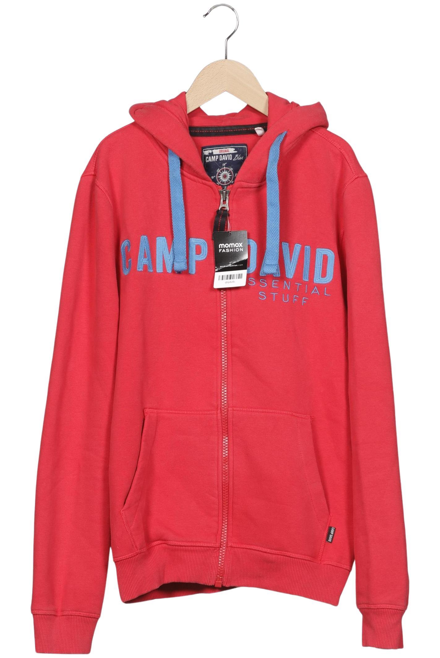 

Camp David Herren Kapuzenpullover, rot, Gr. 48