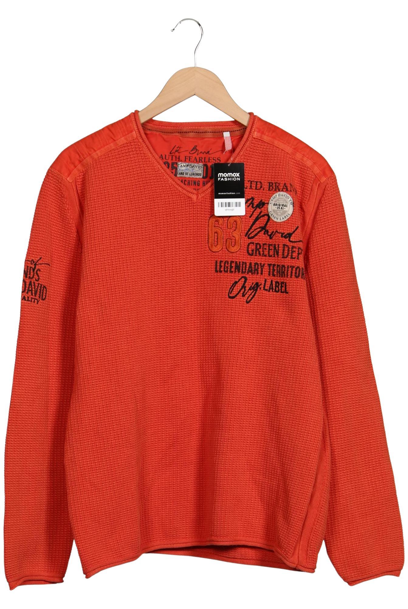 

Camp David Herren Pullover, rot, Gr. 56