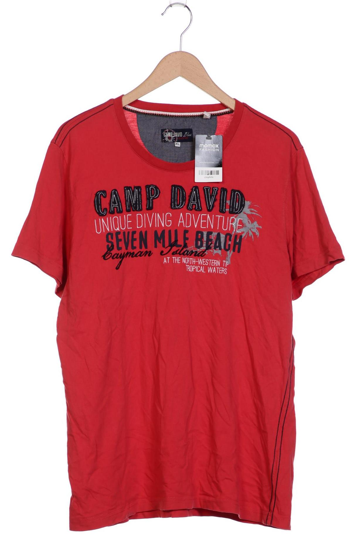 

Camp David Herren T-Shirt, rot, Gr. 54