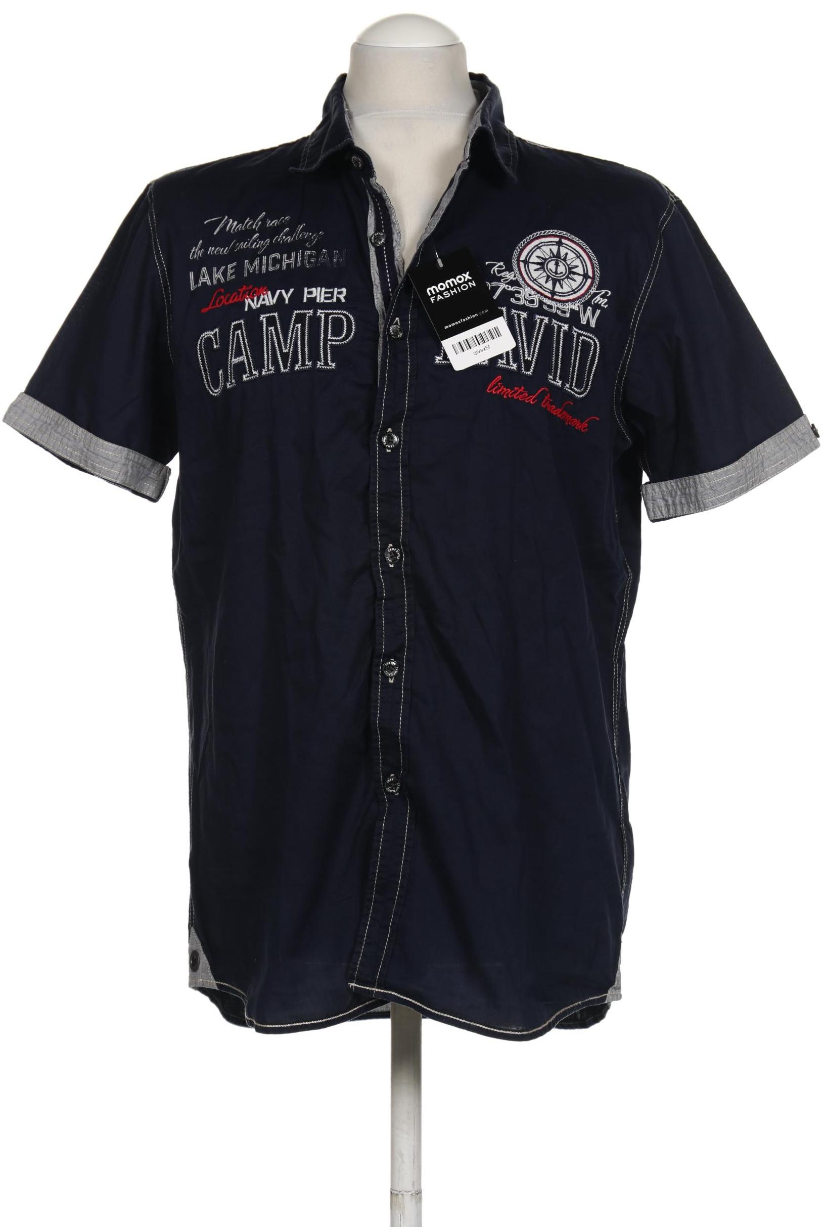 

Camp David Herren Hemd, marineblau