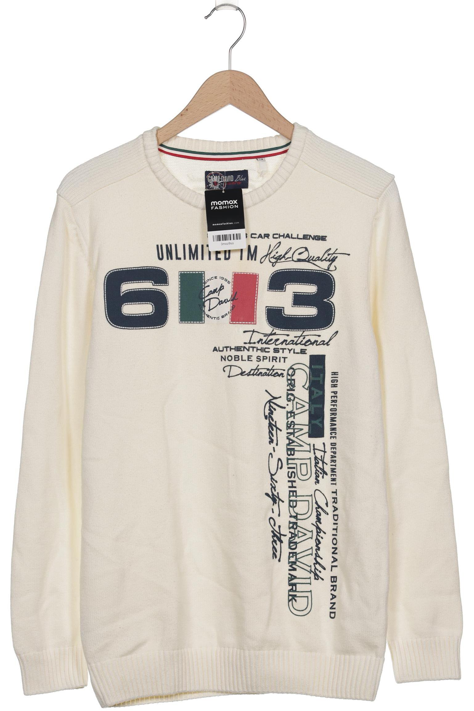 

Camp David Herren Pullover, cremeweiß, Gr. 48