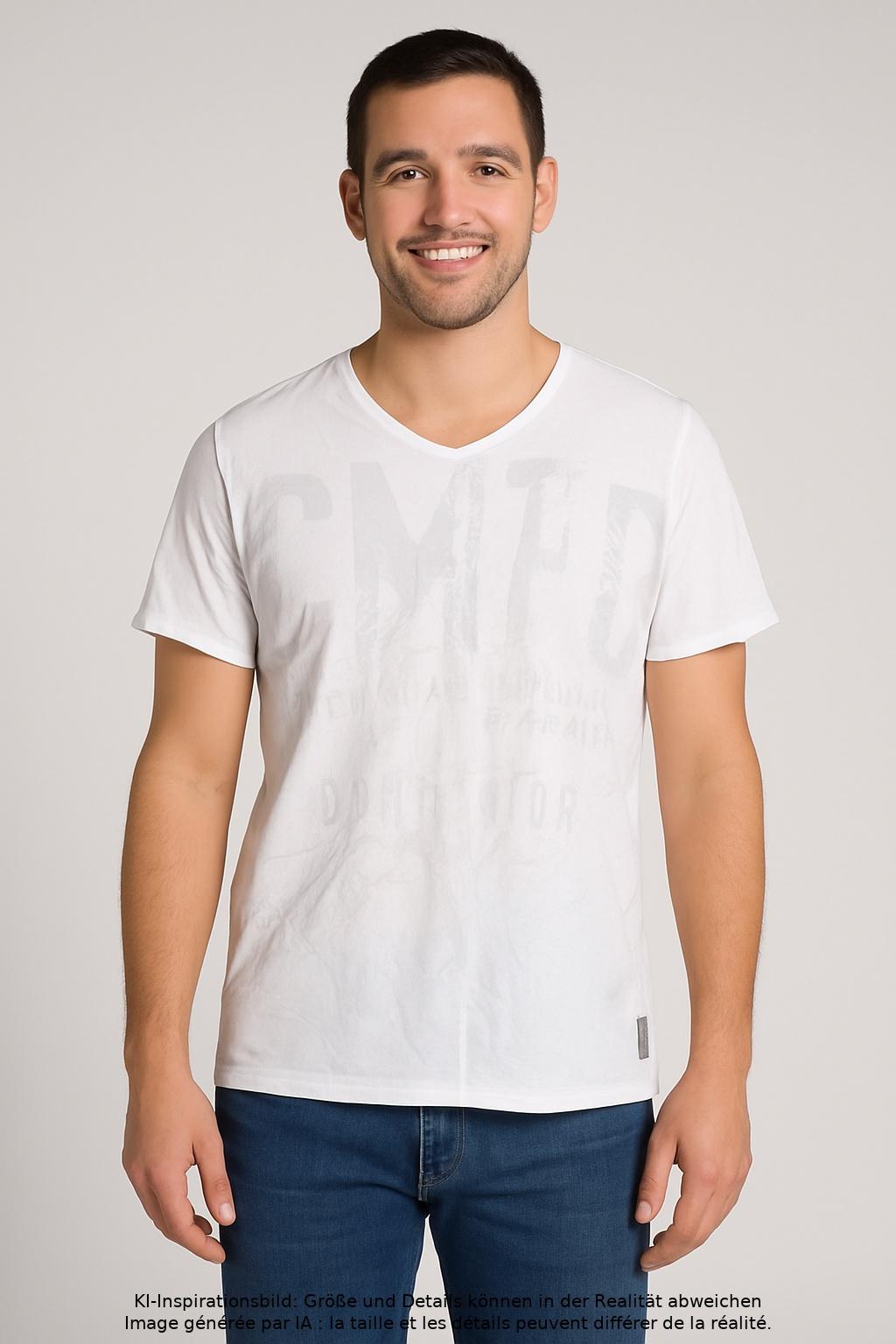 

Camp David Herren T-Shirt, weiß, Gr. 52