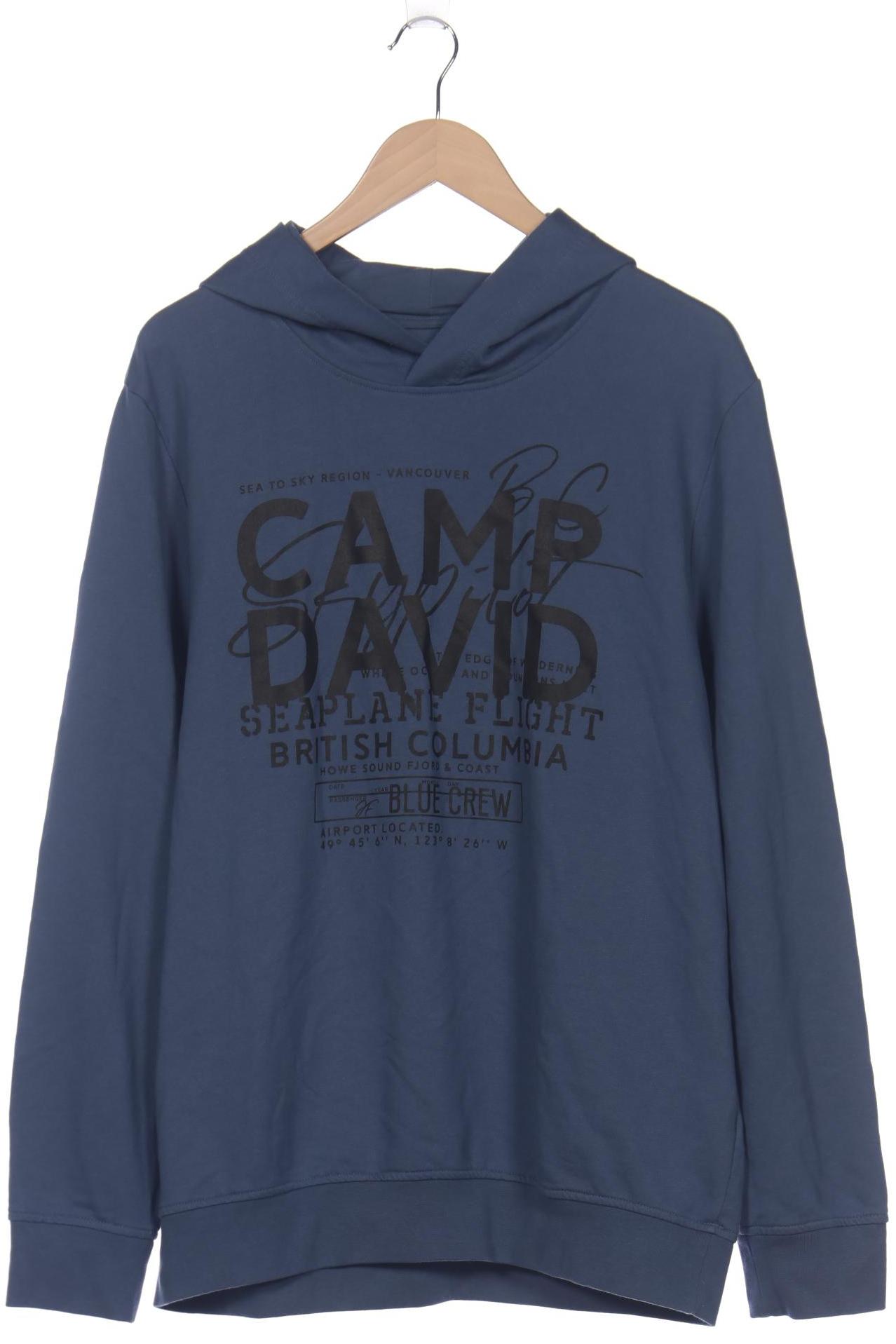 

Camp David Herren Kapuzenpullover, blau, Gr. 54