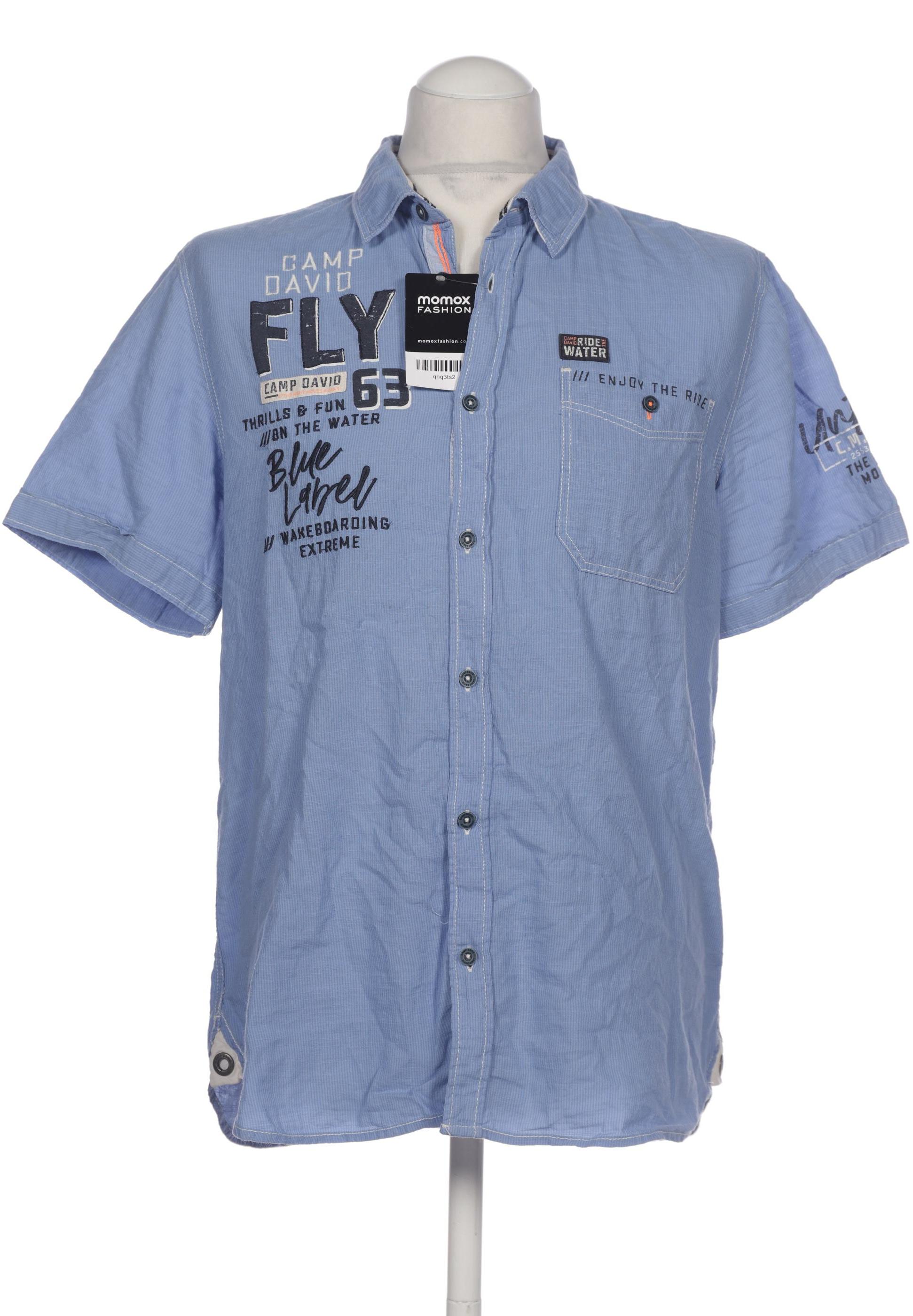 

Camp David Herren Hemd, blau, Gr. 48