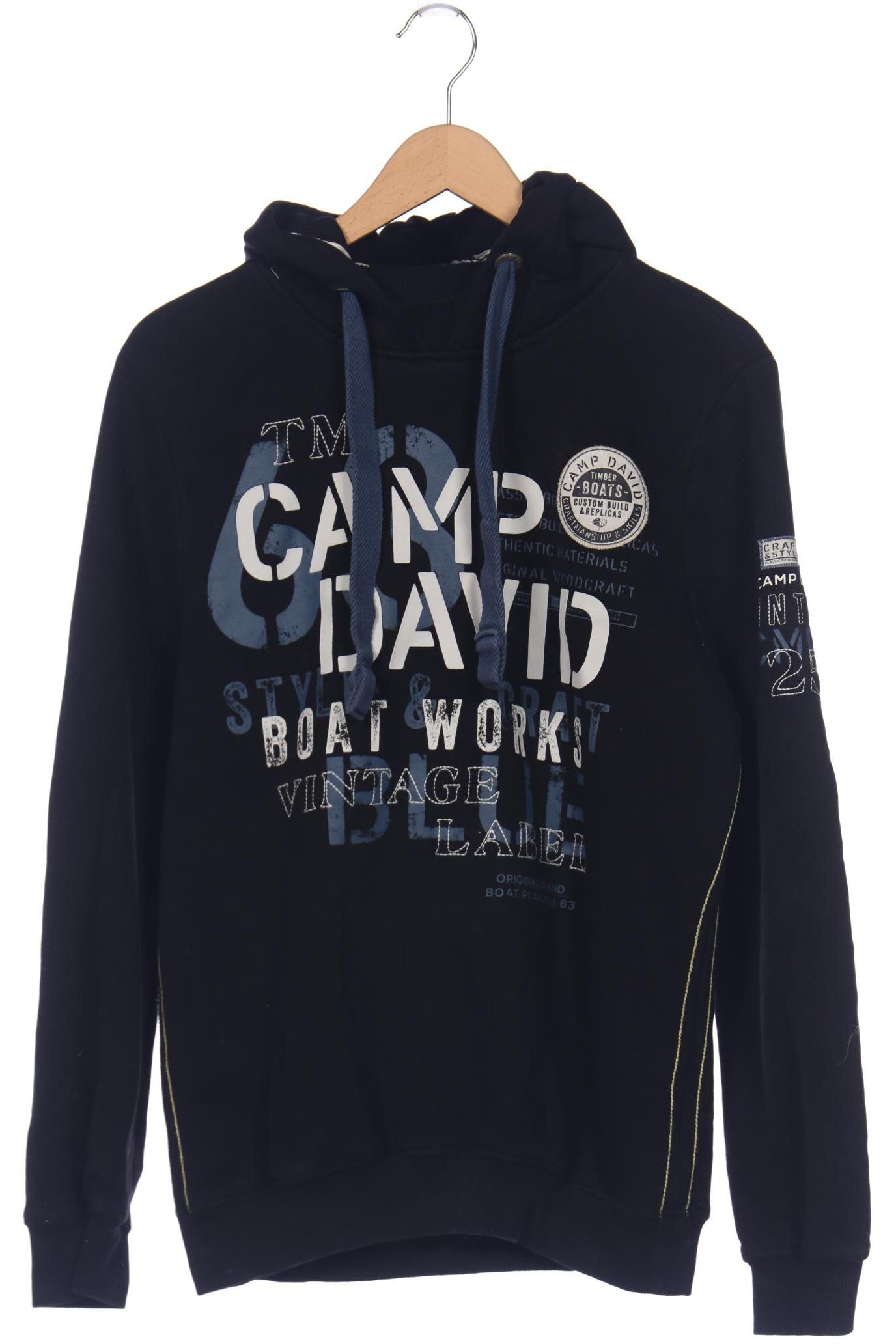 

Camp David Herren Kapuzenpullover, schwarz