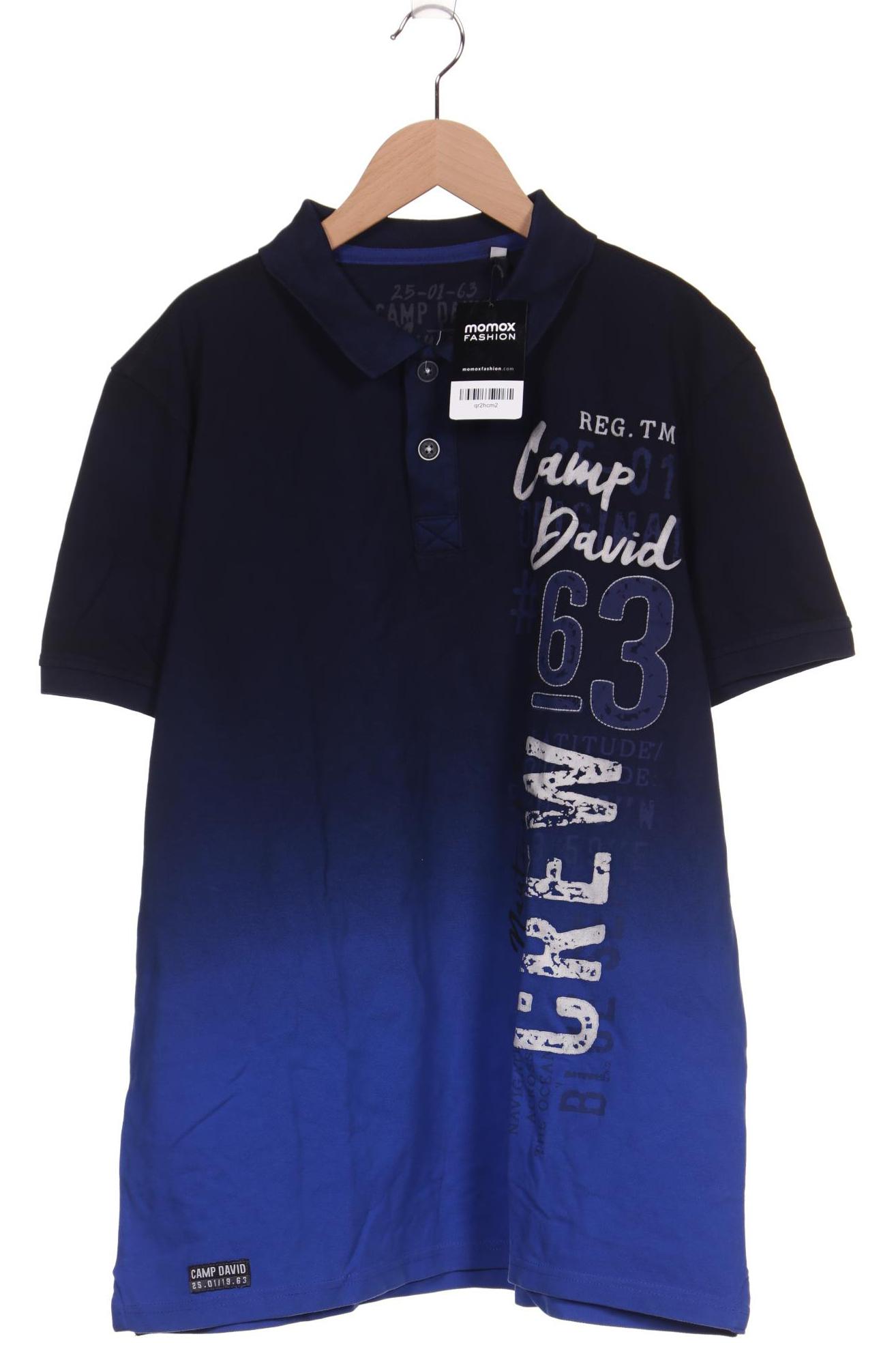 

Camp David Herren Poloshirt, marineblau