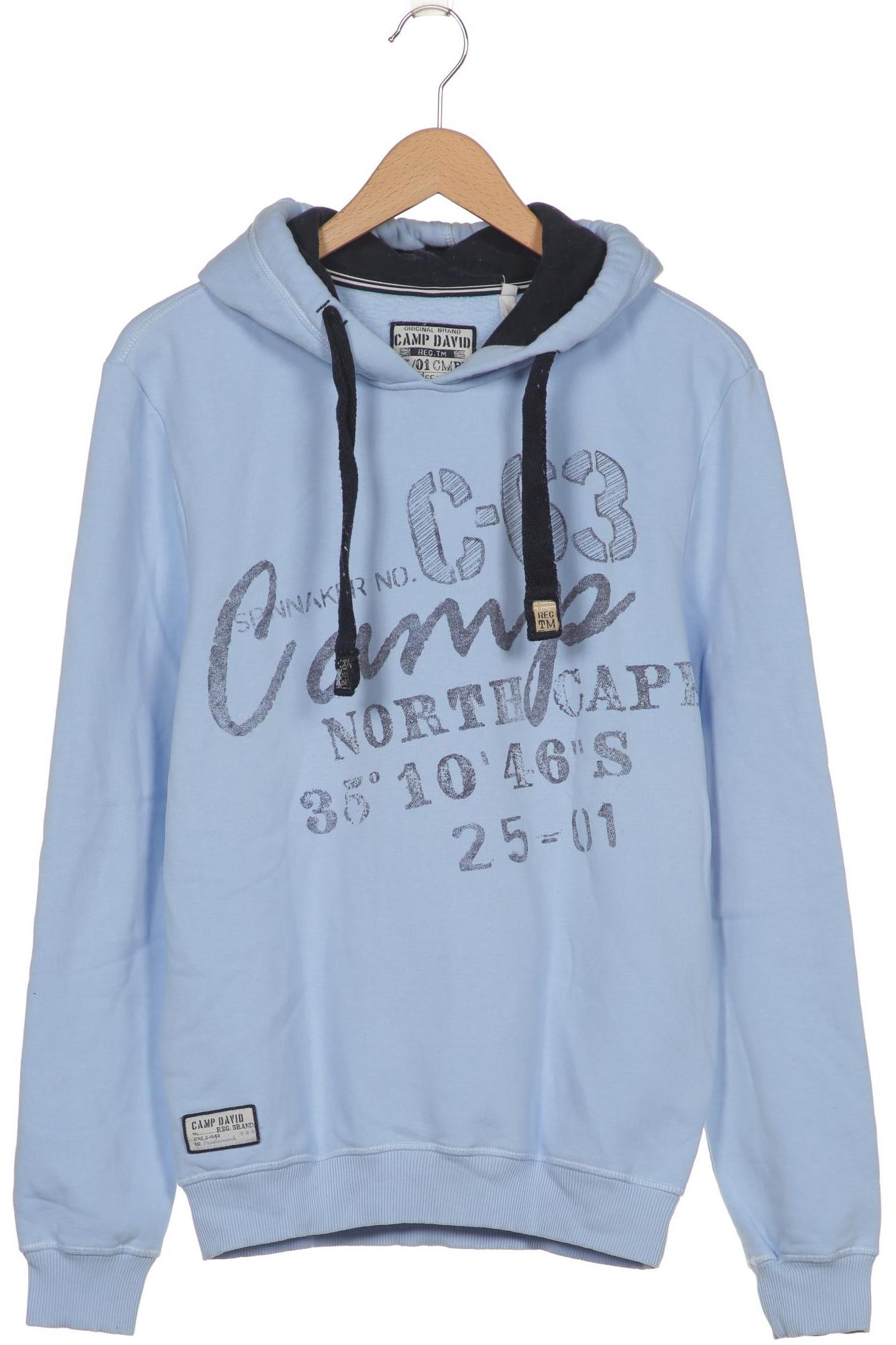 

Camp David Herren Kapuzenpullover, hellblau