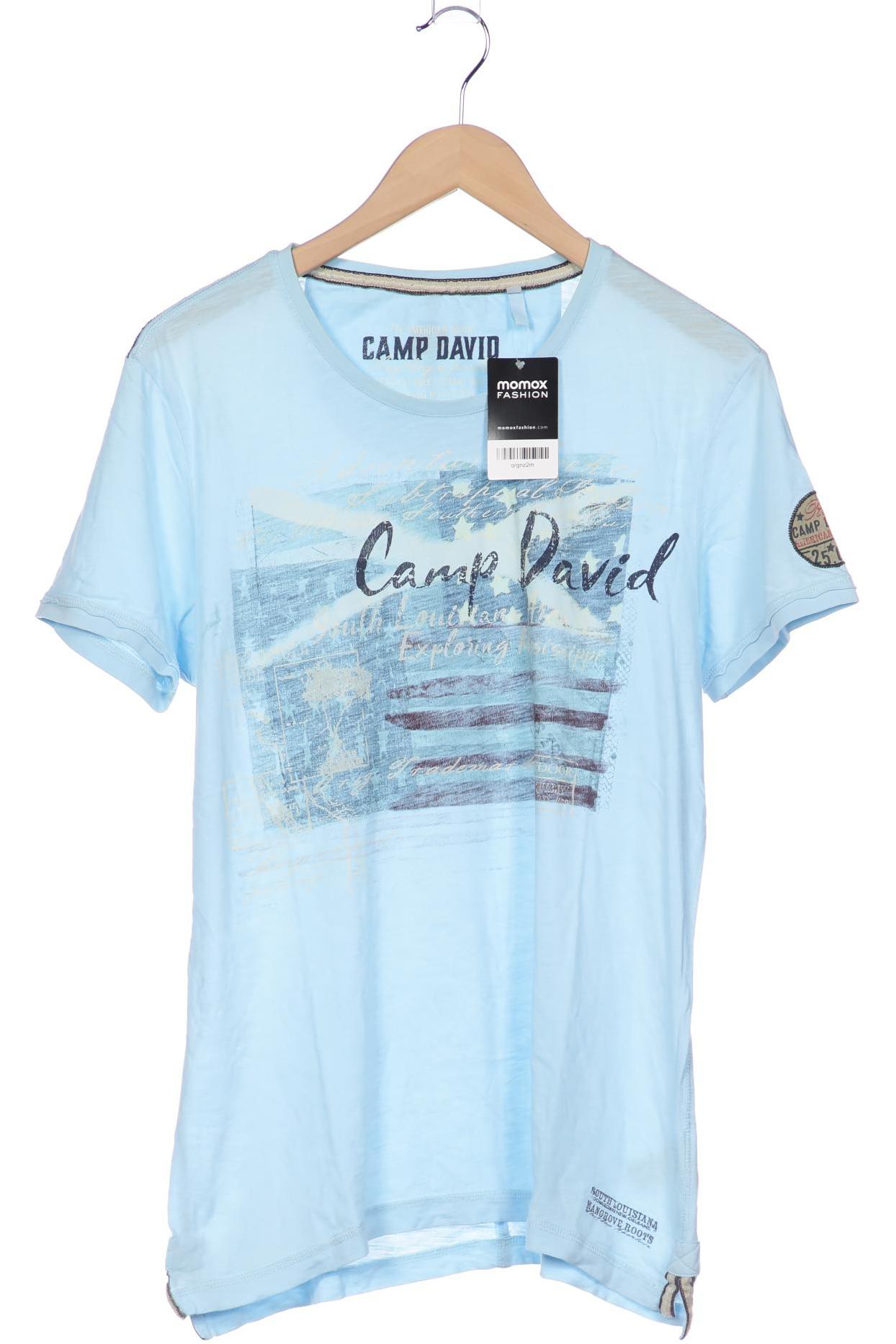 

Camp David Herren T-Shirt, hellblau, Gr. 46