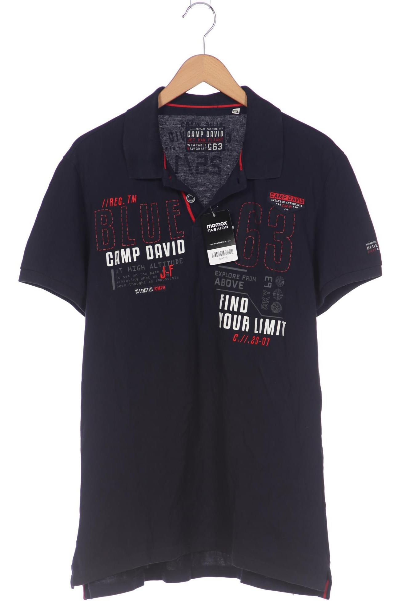 

Camp David Herren Poloshirt, marineblau, Gr. 56