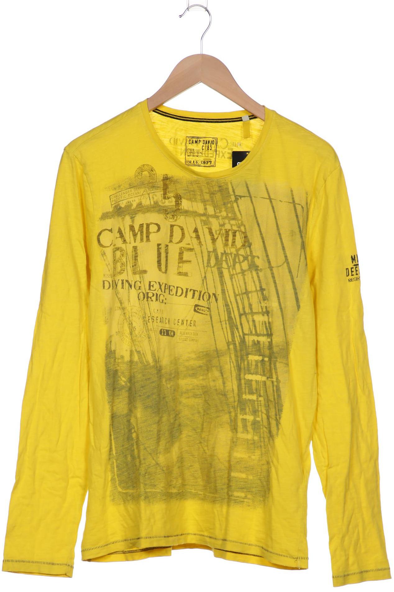 

Camp David Herren Langarmshirt, gelb