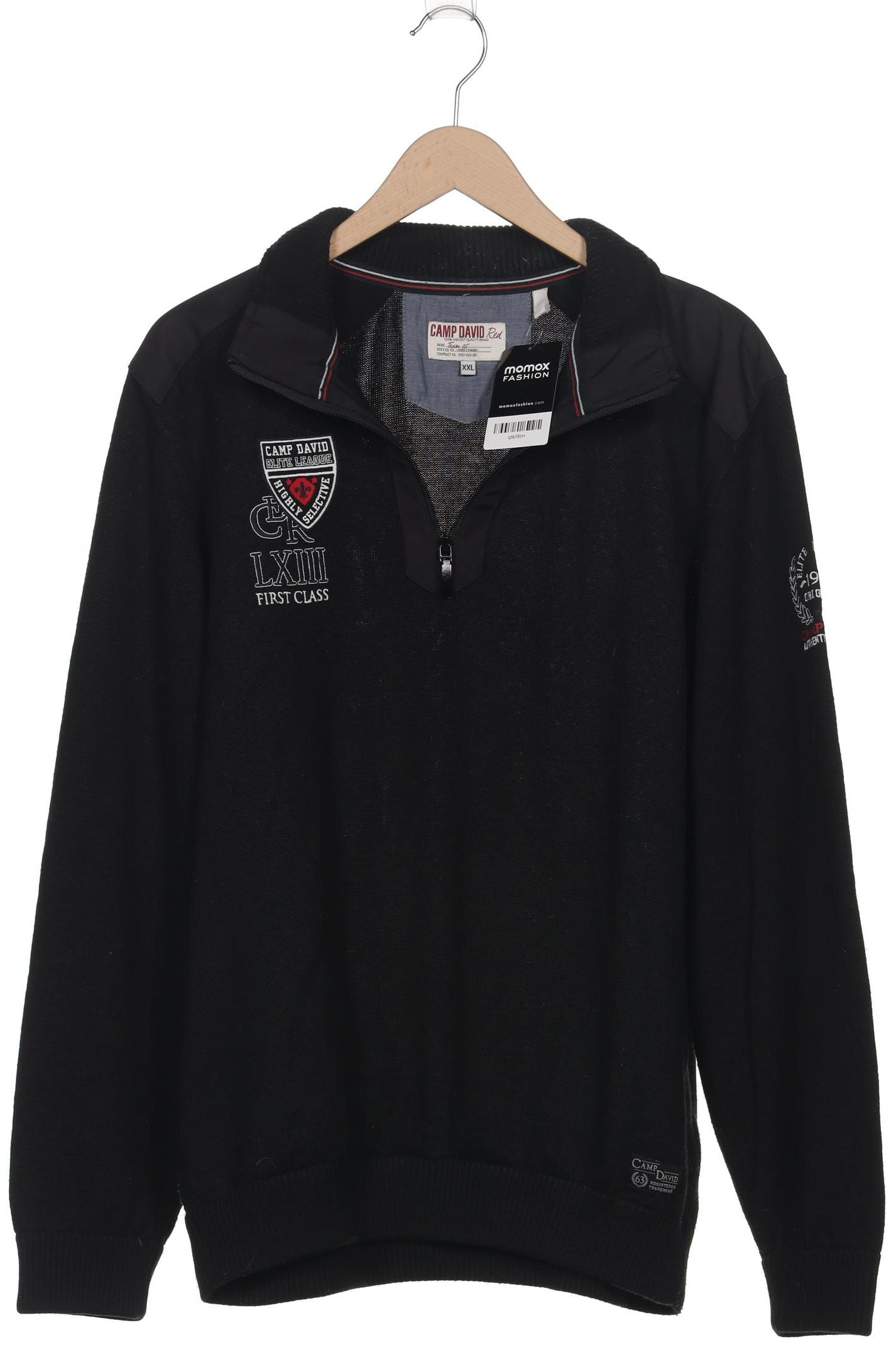 

Camp David Herren Pullover, schwarz, Gr. 56