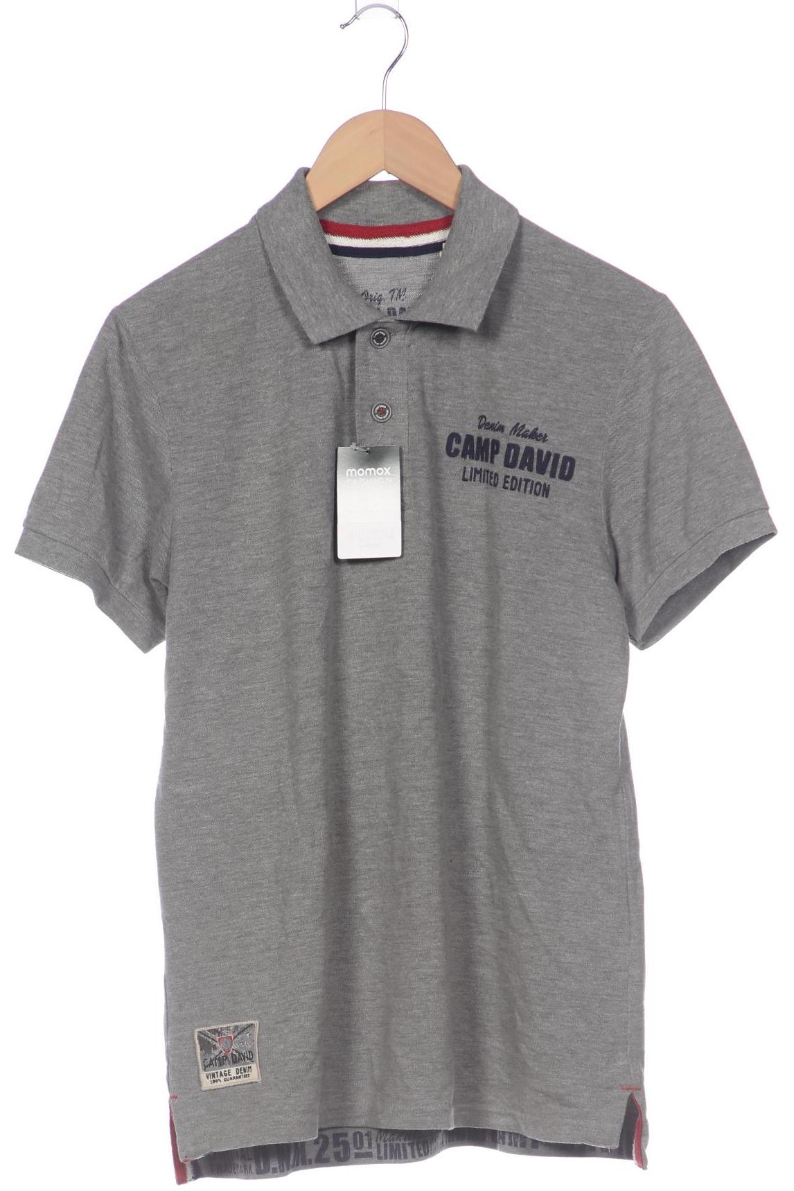 

Camp David Herren Poloshirt, grau, Gr. 48