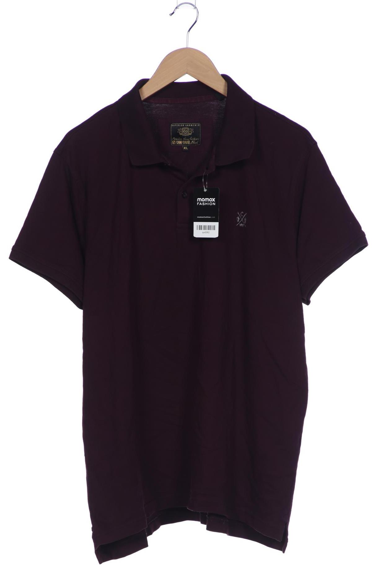 

Camp David Herren Poloshirt, bordeaux, Gr. 54
