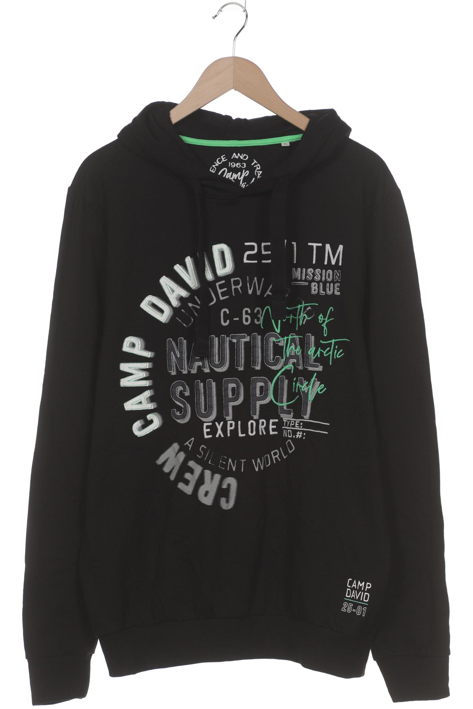 

Camp David Herren Kapuzenpullover, schwarz, Gr. 54
