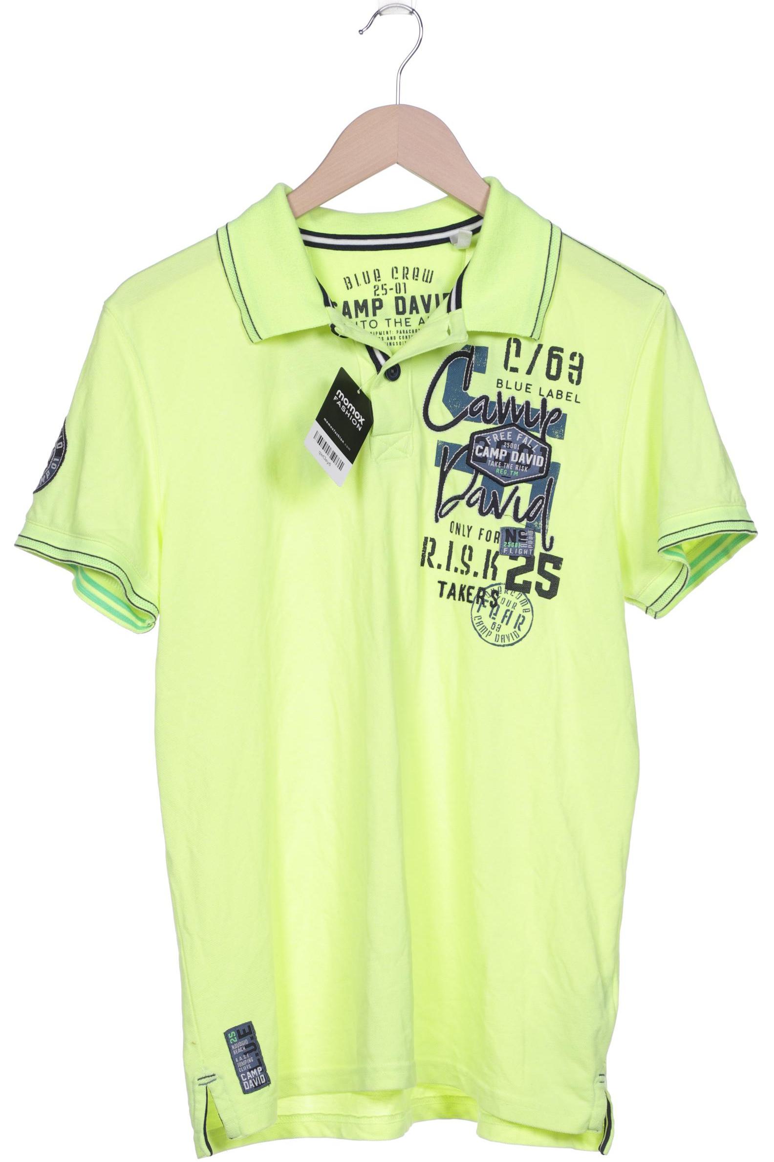 

Camp David Herren Poloshirt, neon