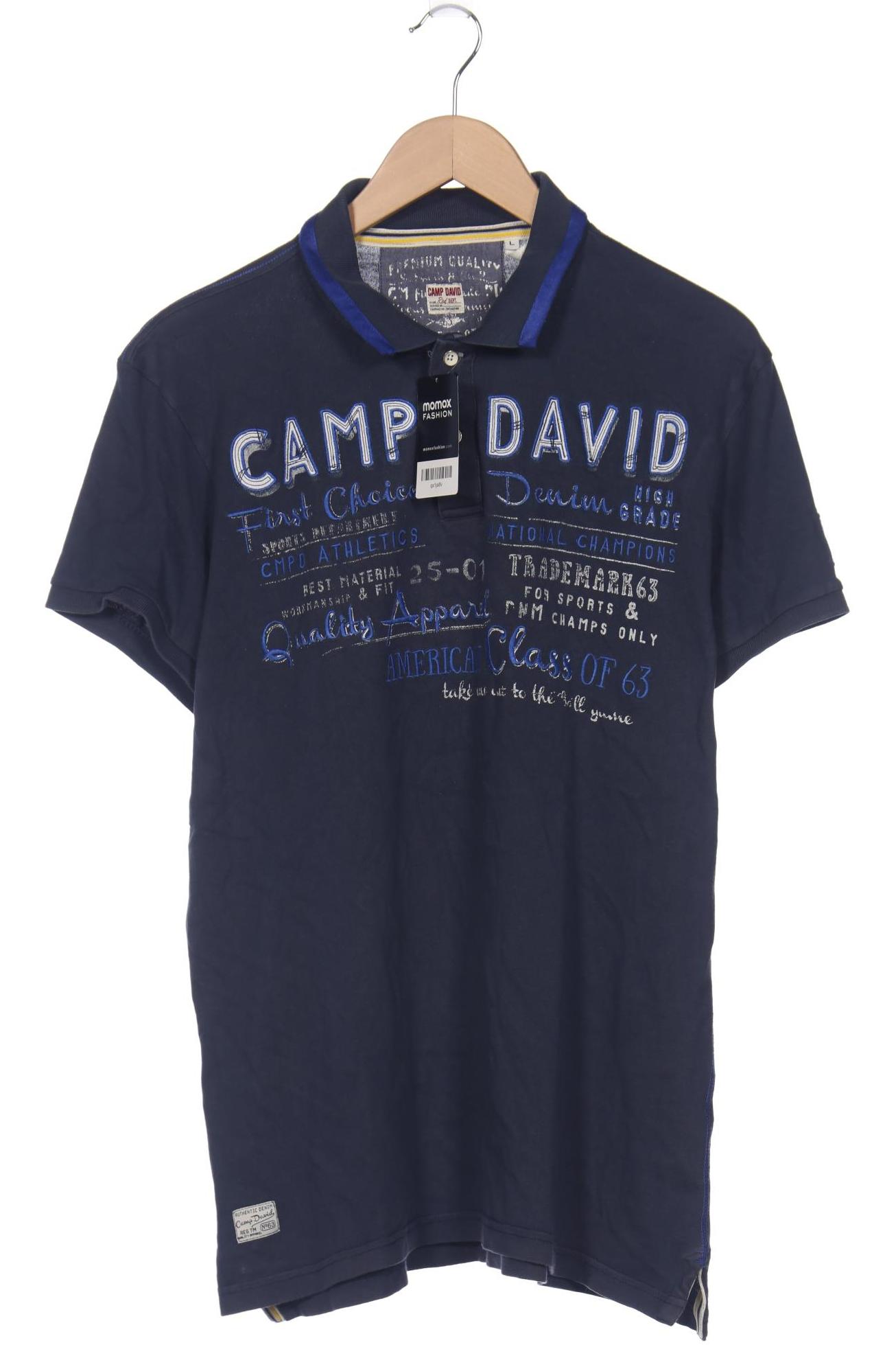 

Camp David Herren Poloshirt, marineblau