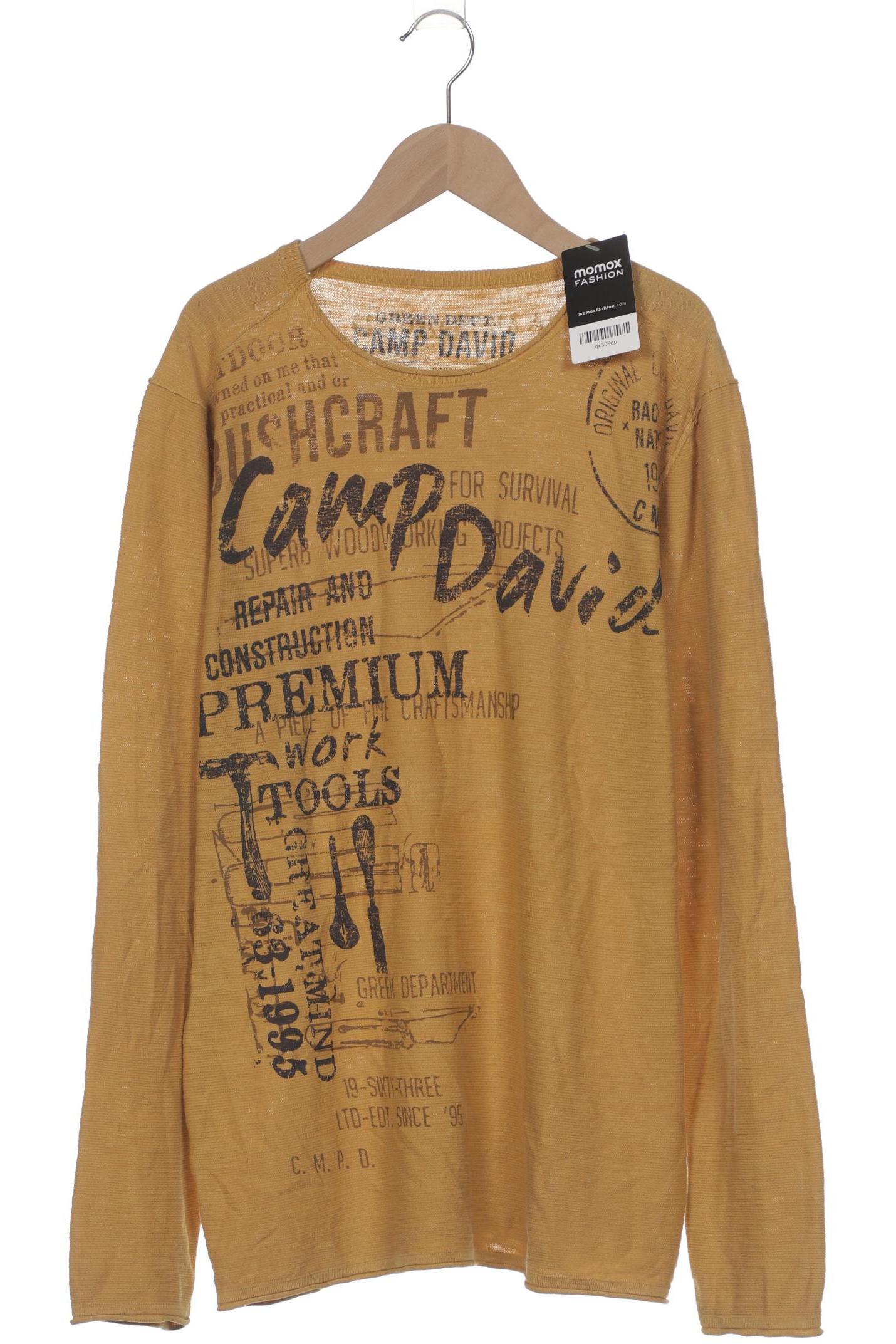 

Camp David Herren Pullover, gelb, Gr. 48