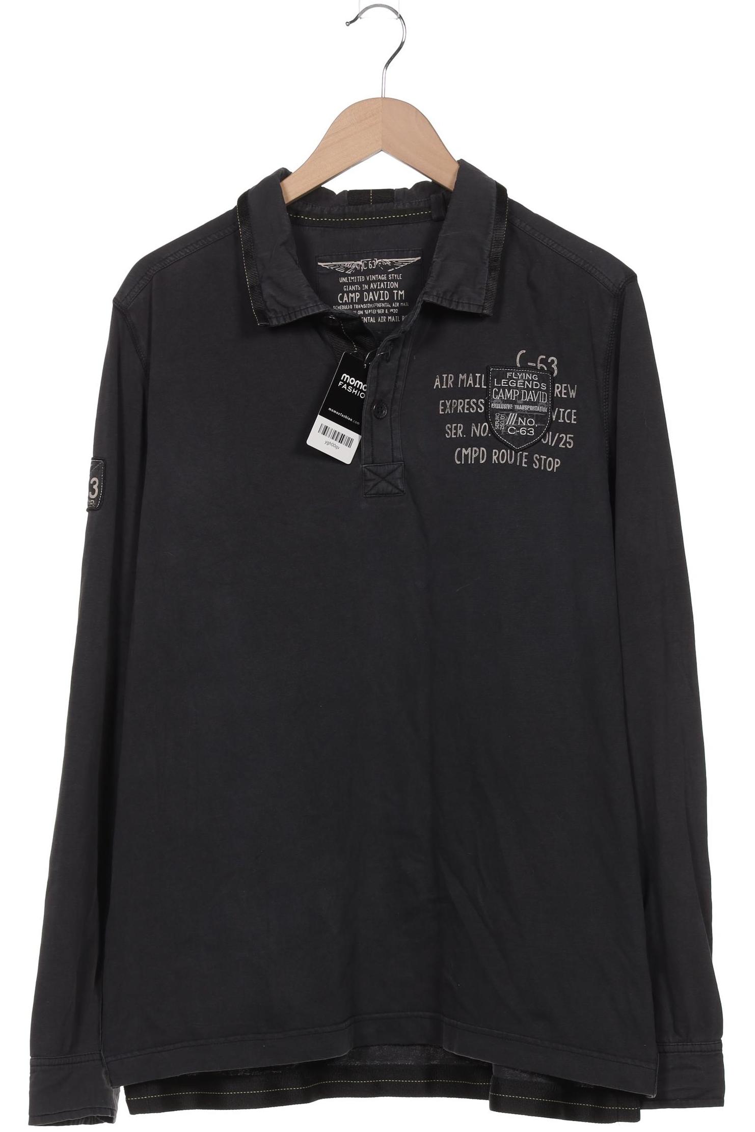 

Camp David Herren Langarmshirt, schwarz, Gr. 58