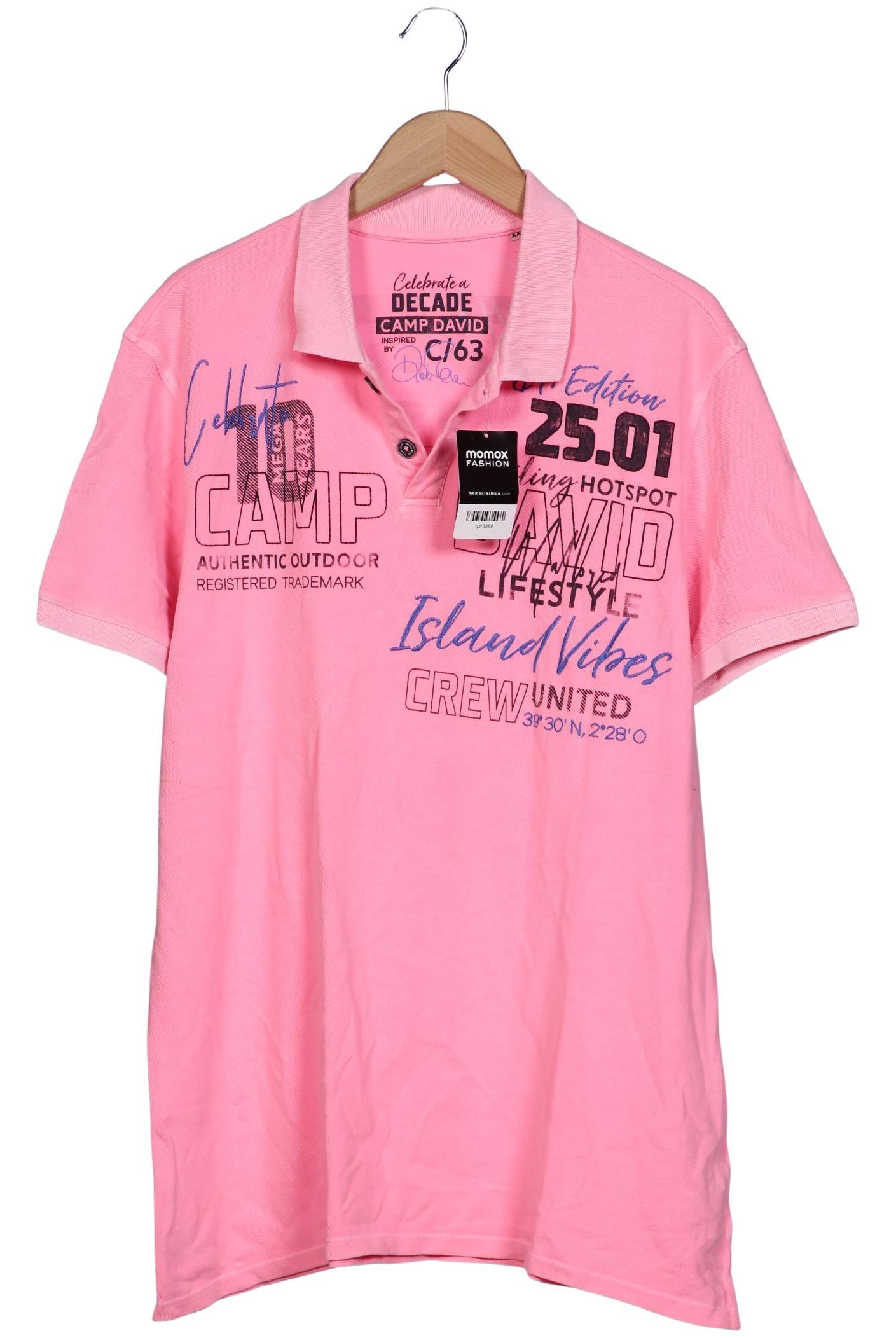 

Camp David Herren Poloshirt, pink, Gr. 56