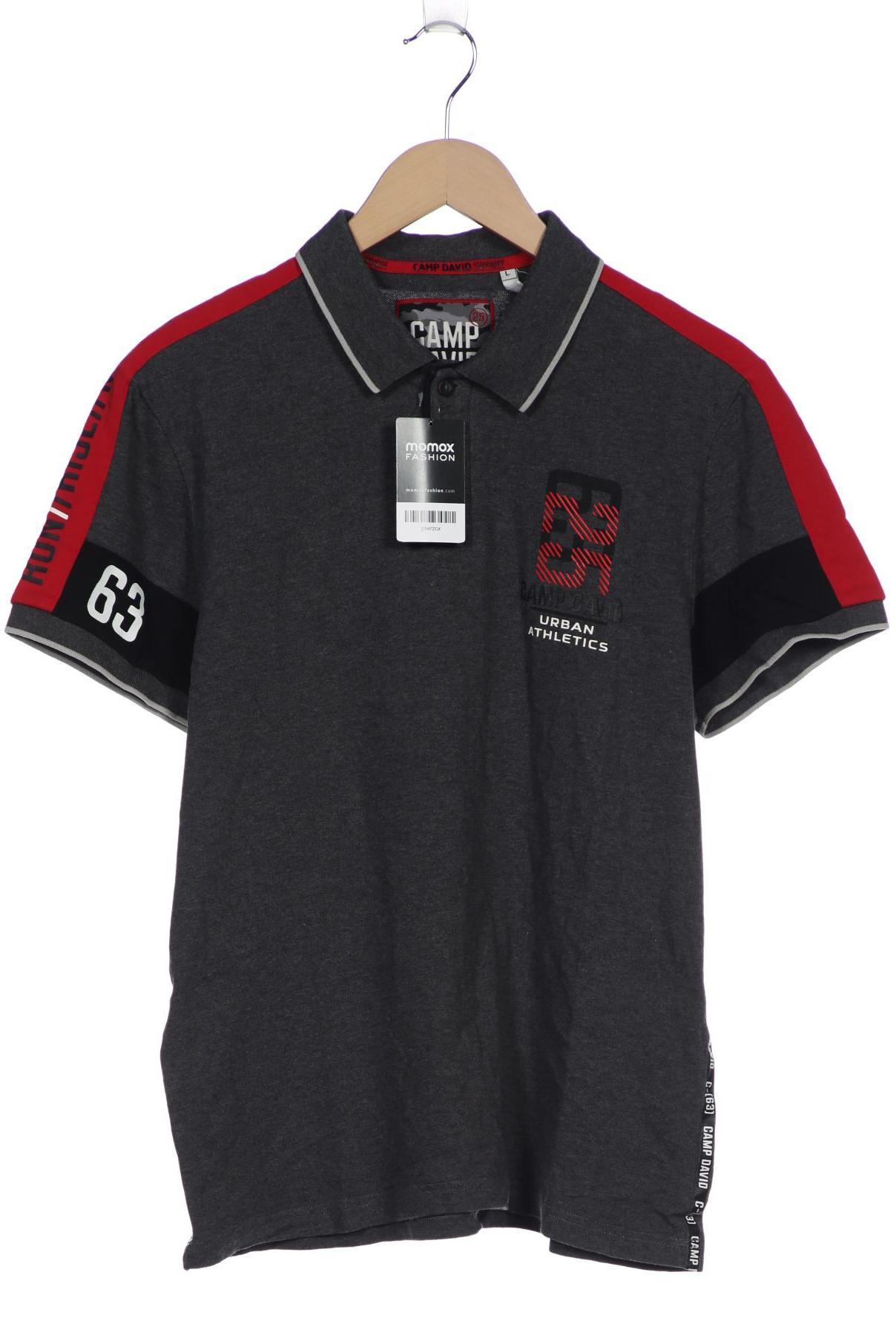 

Camp David Herren Poloshirt, grau, Gr. 52