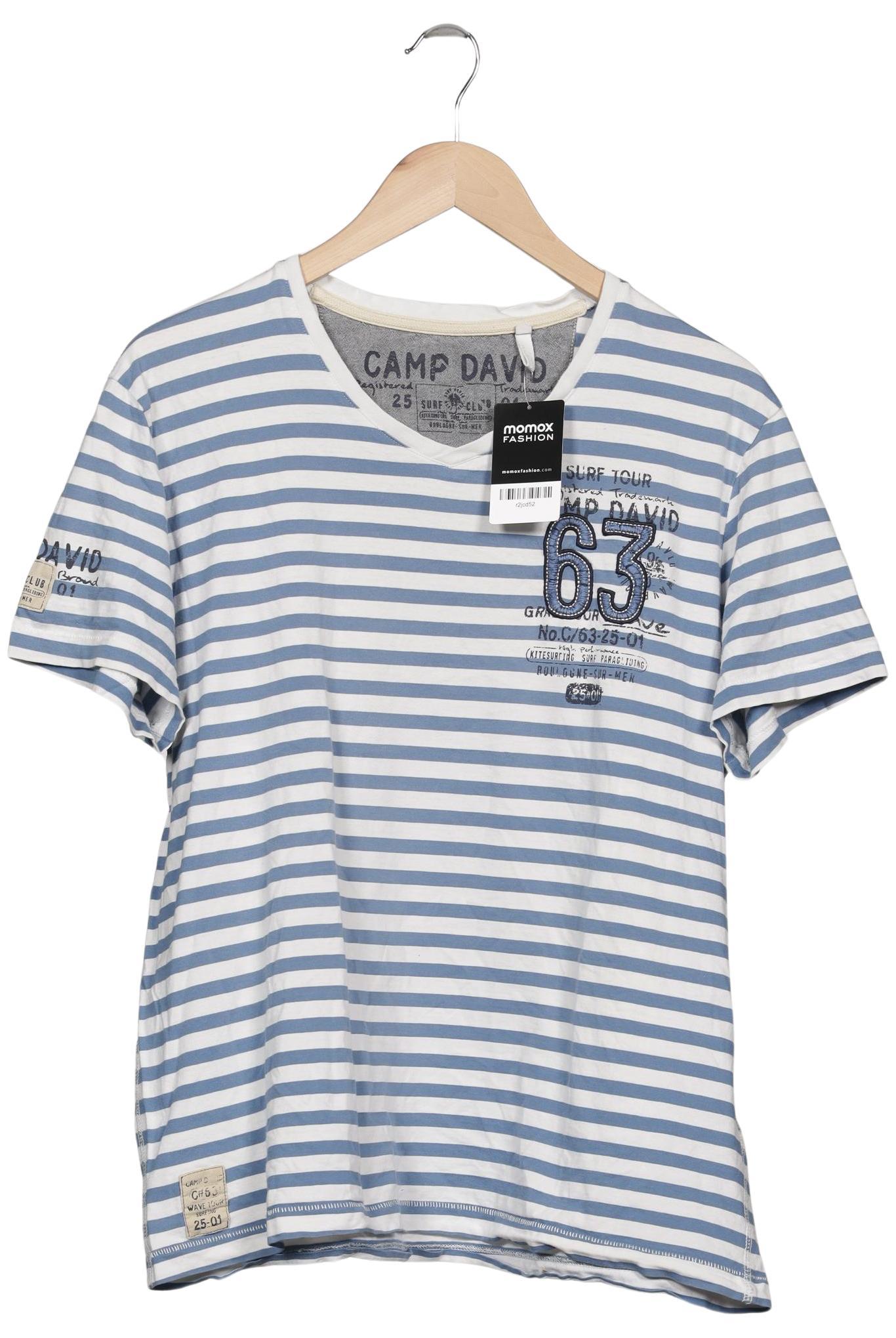 

Camp David Herren T-Shirt, blau, Gr. 54