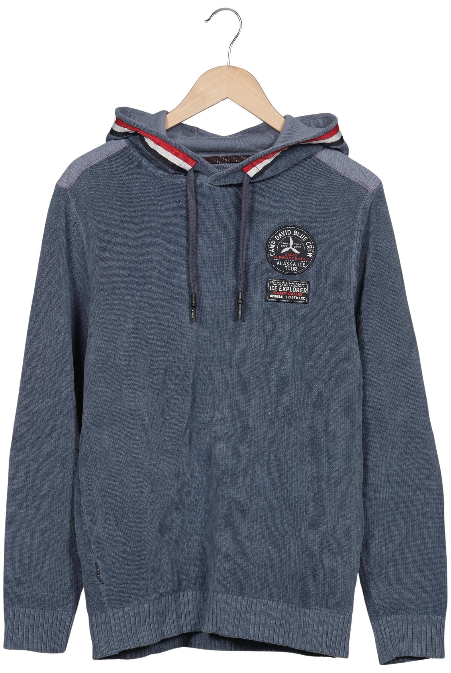 

Camp David Herren Kapuzenpullover, blau, Gr. 48