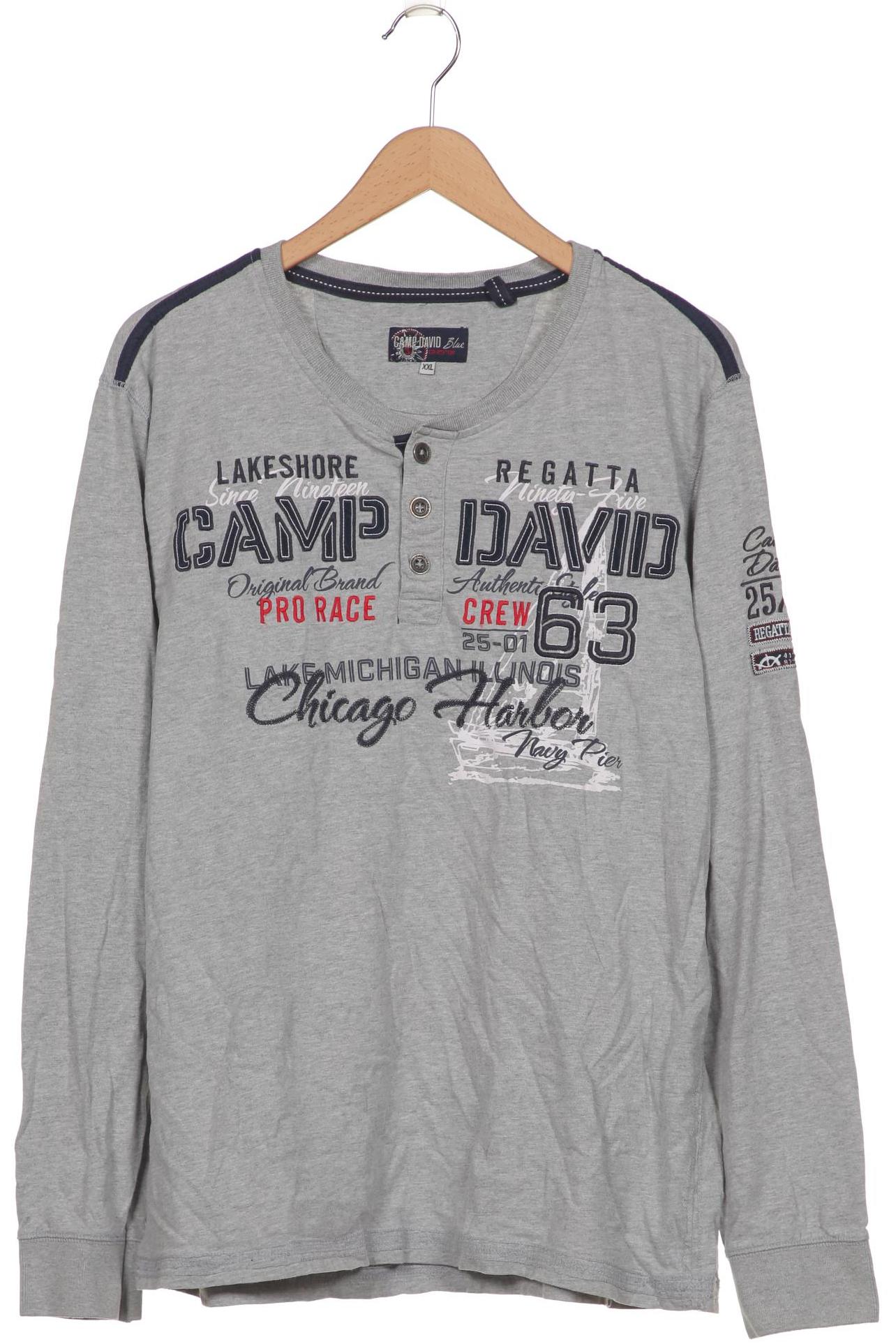 

Camp David Herren Sweatshirt, grau