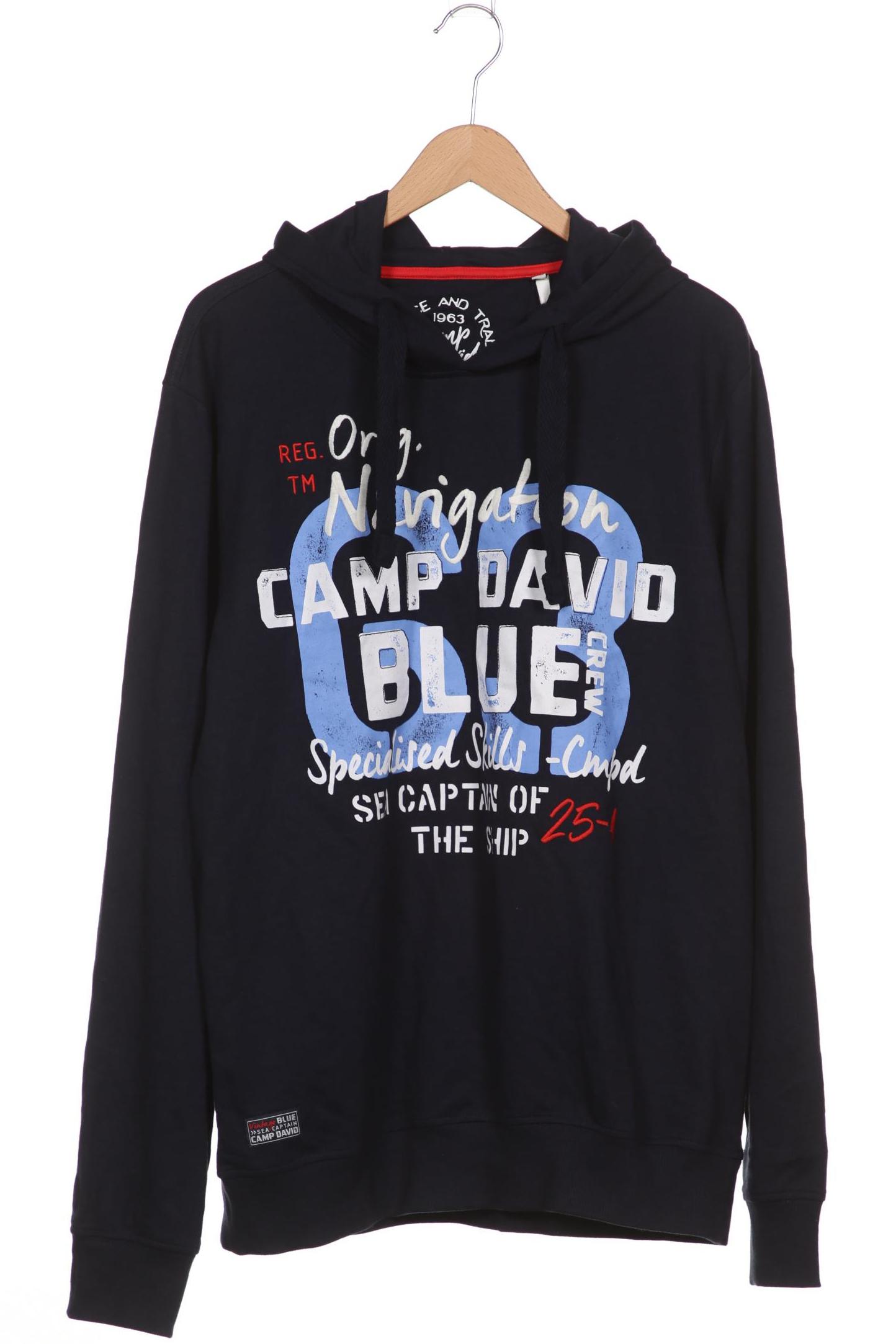 

Camp David Herren Kapuzenpullover, marineblau, Gr. 56