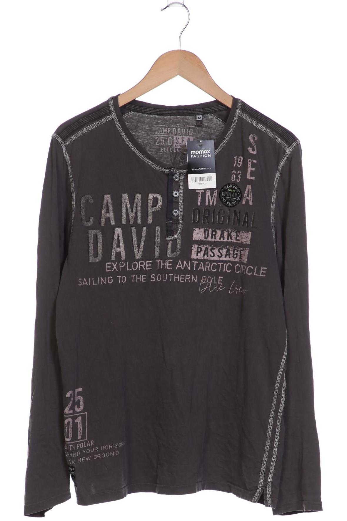 

Camp David Herren Langarmshirt, grau
