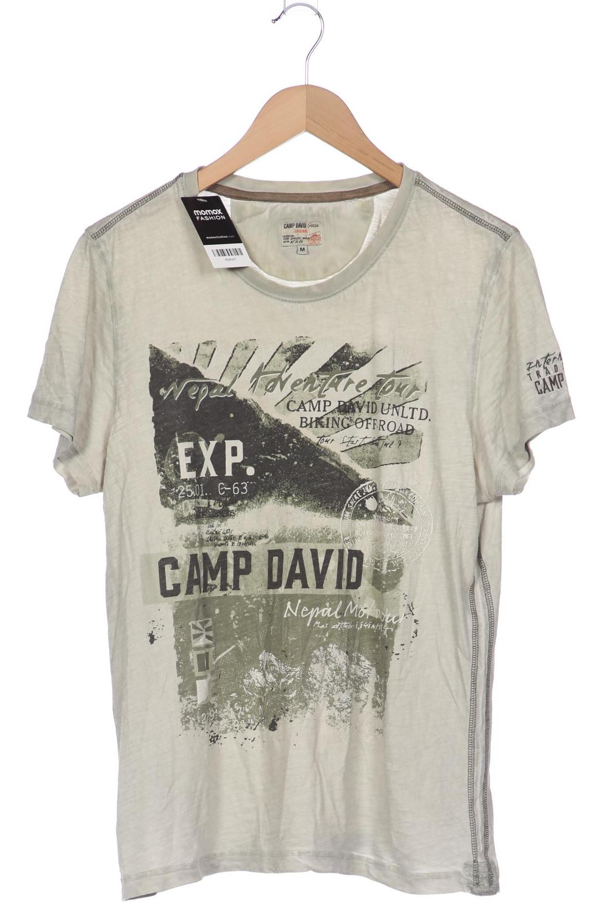 

Camp David Herren T-Shirt, cremeweiß, Gr. 48