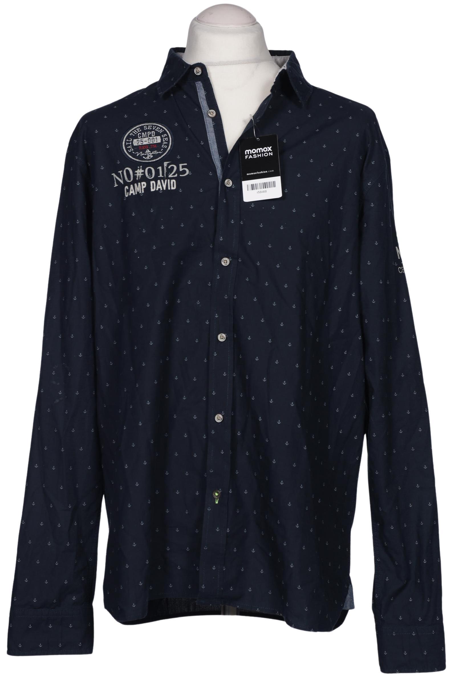 

Camp David Herren Hemd, marineblau, Gr. 54