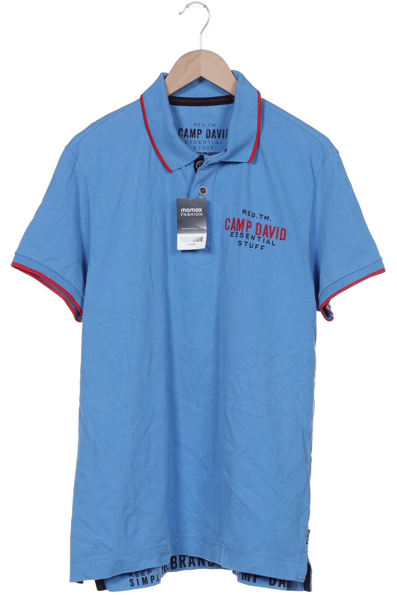 

Camp David Herren Poloshirt, blau