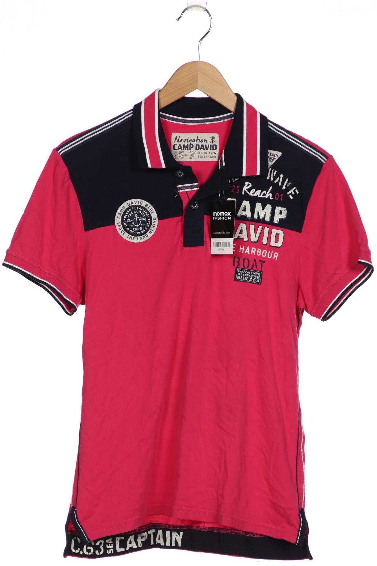 

Camp David Herren Poloshirt, pink