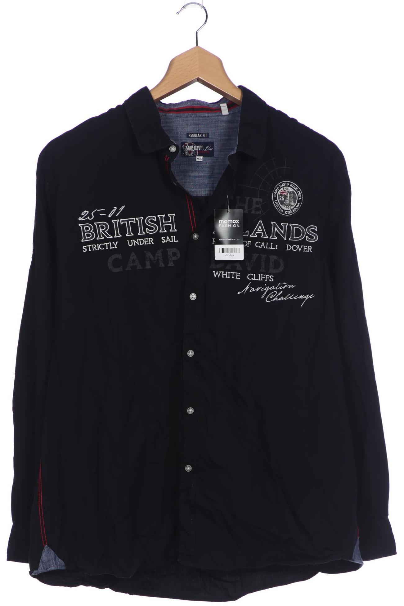 

Camp David Herren Hemd, schwarz, Gr. 58