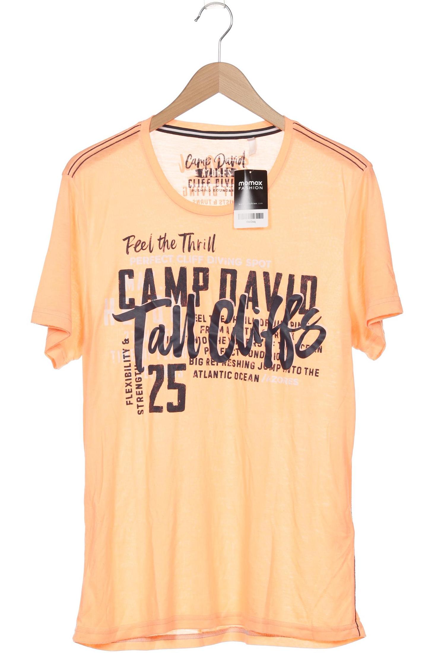 

Camp David Herren T-Shirt, orange, Gr. 52