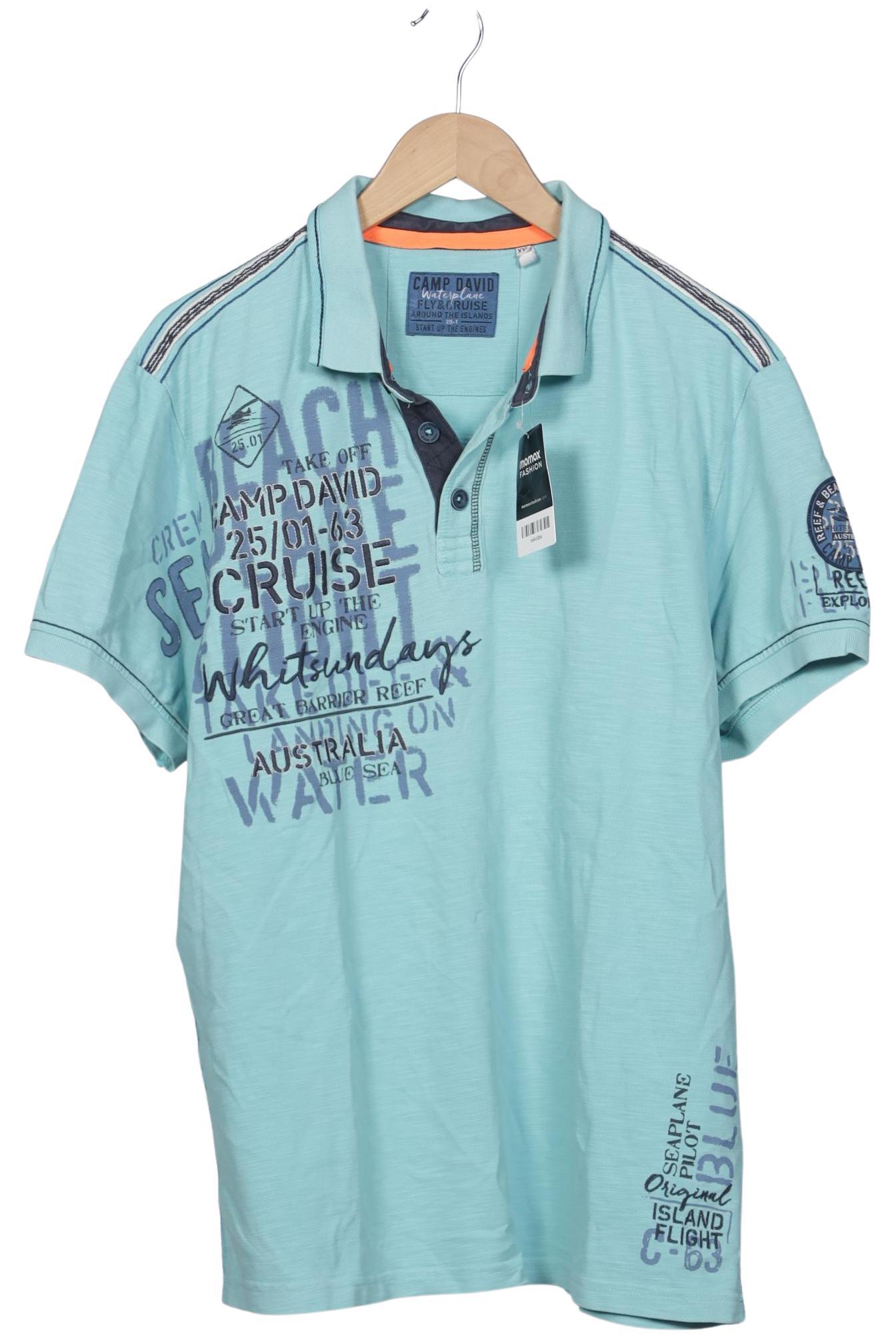 

Camp David Herren Poloshirt, hellblau, Gr. 56