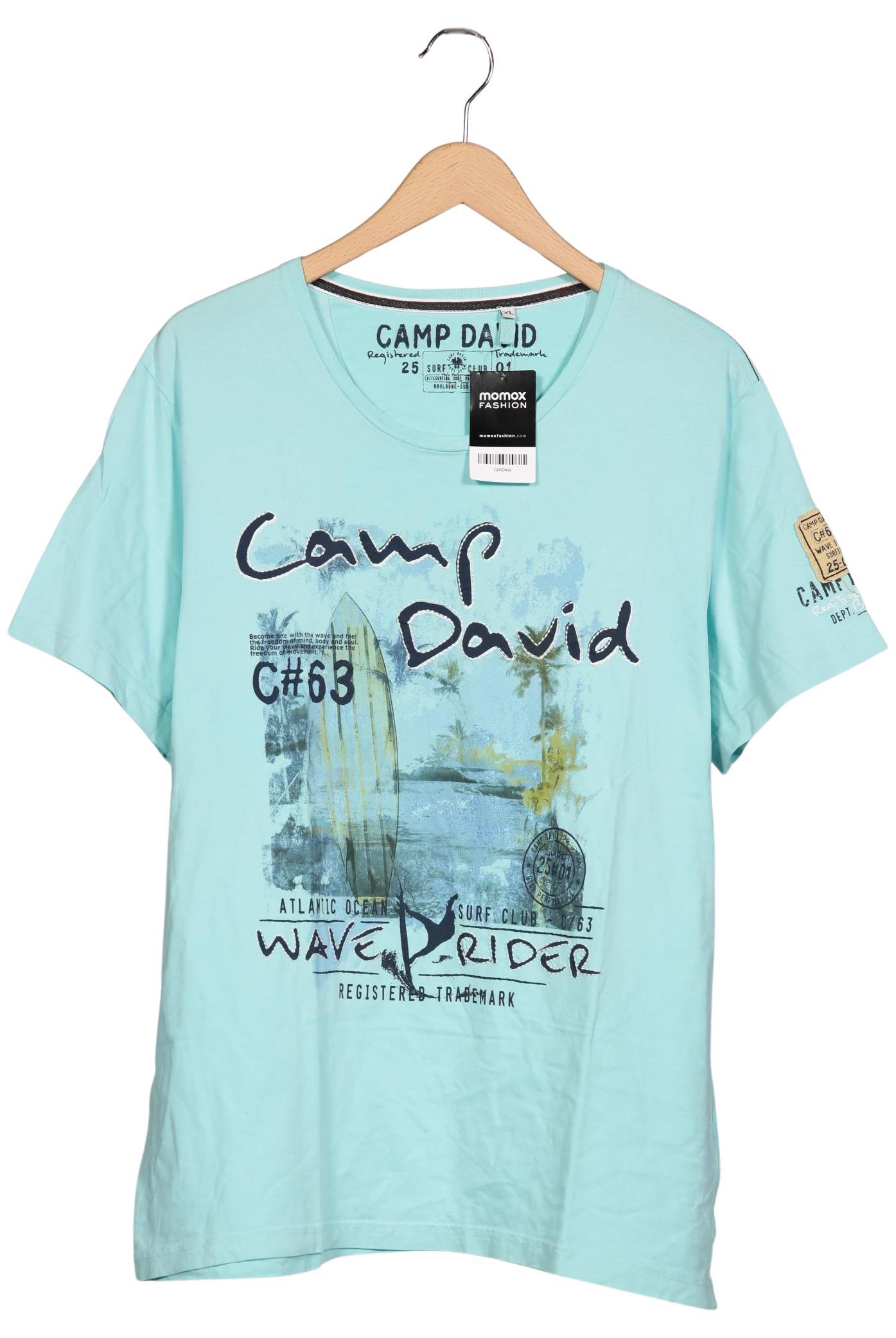 

Camp David Herren T-Shirt, hellblau, Gr. 54