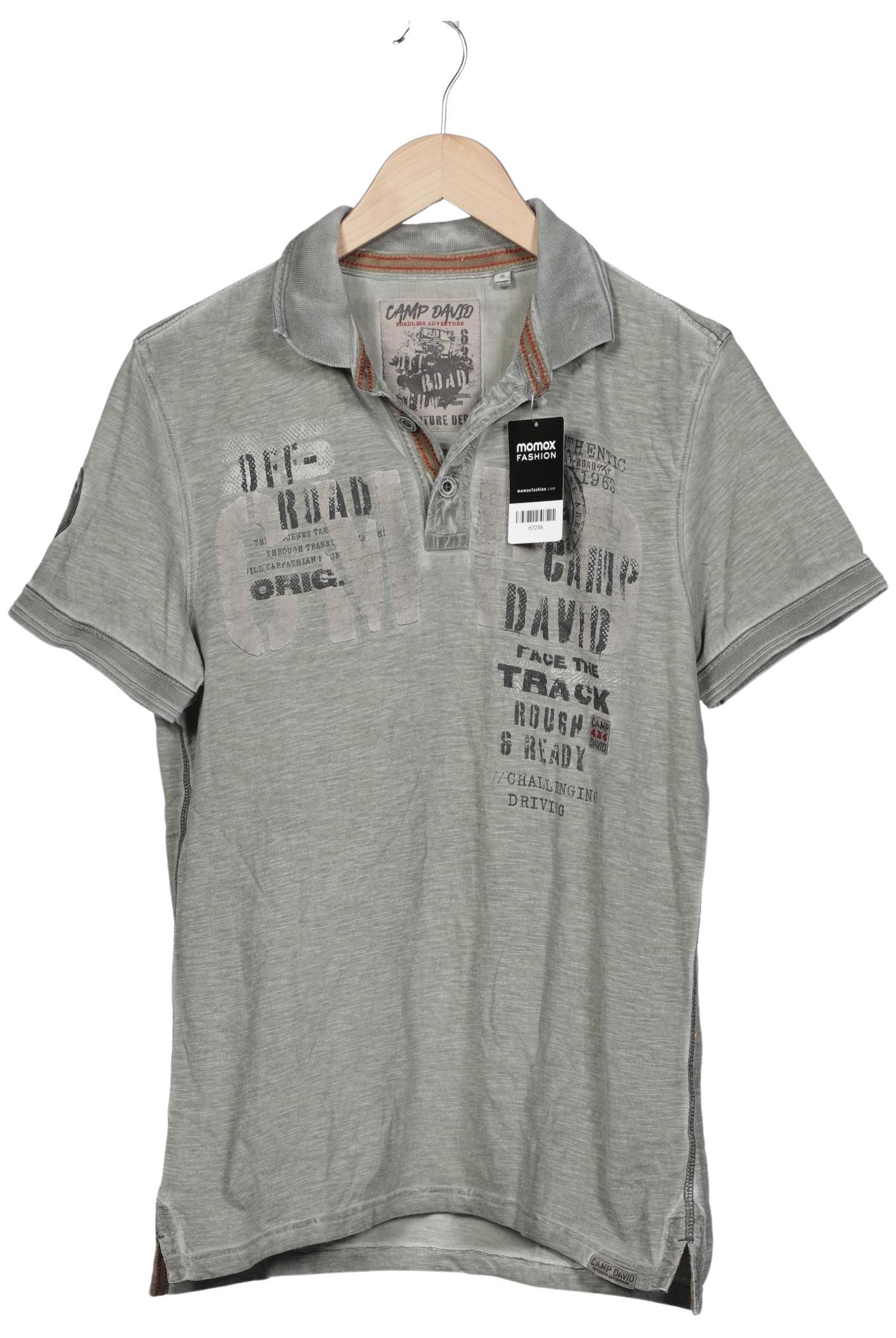 

Camp David Herren Poloshirt, grau, Gr. 46