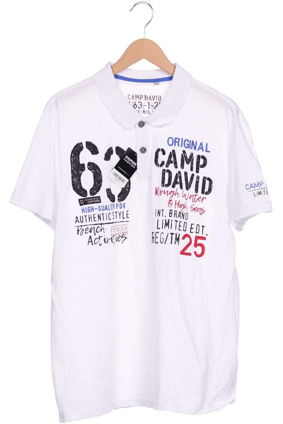 

Camp David Herren Poloshirt, weiß, Gr. 56