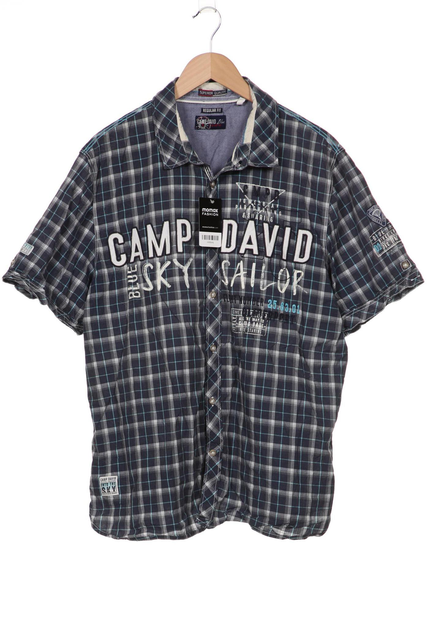 

Camp David Herren Hemd, blau