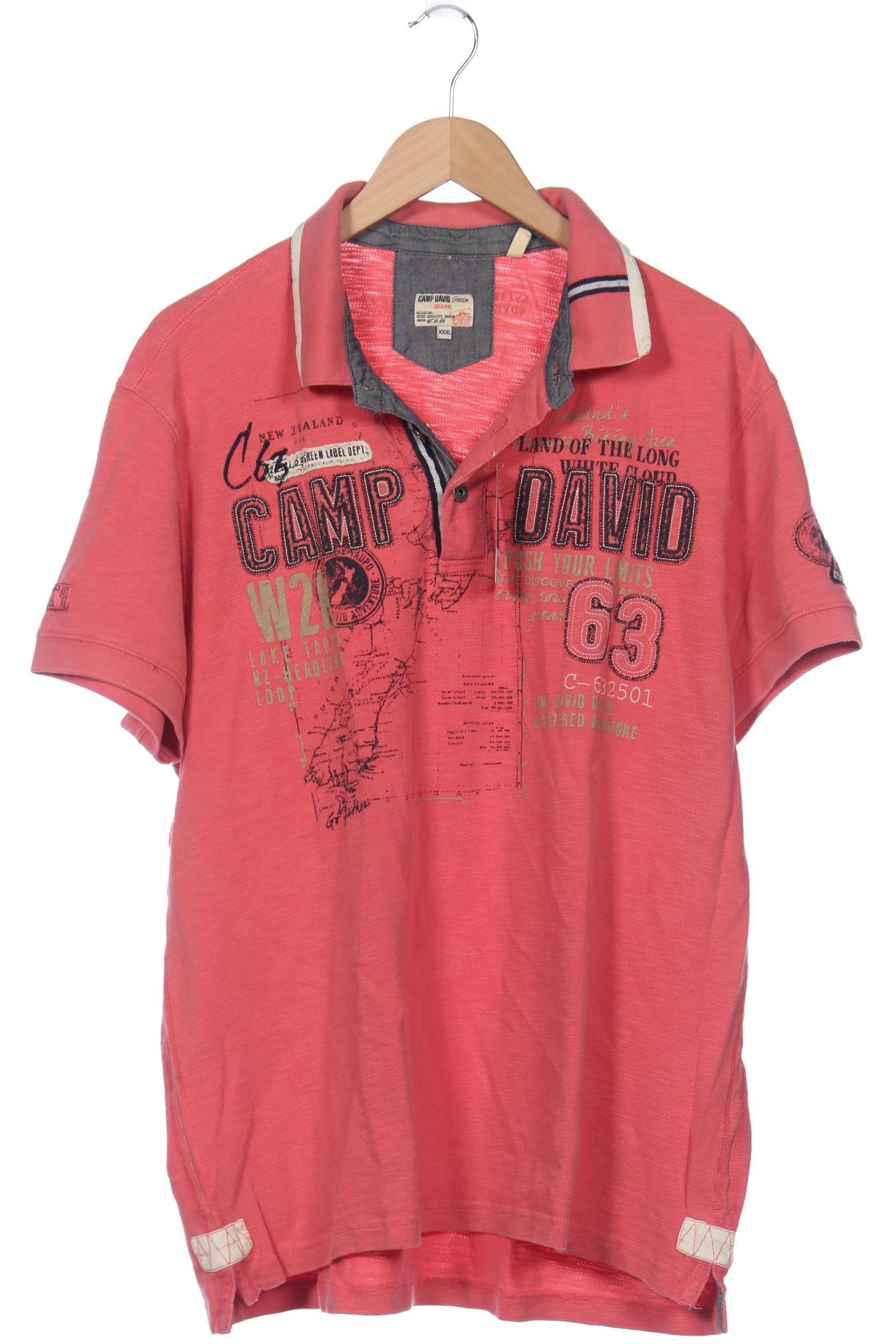 

Camp David Herren Poloshirt, pink