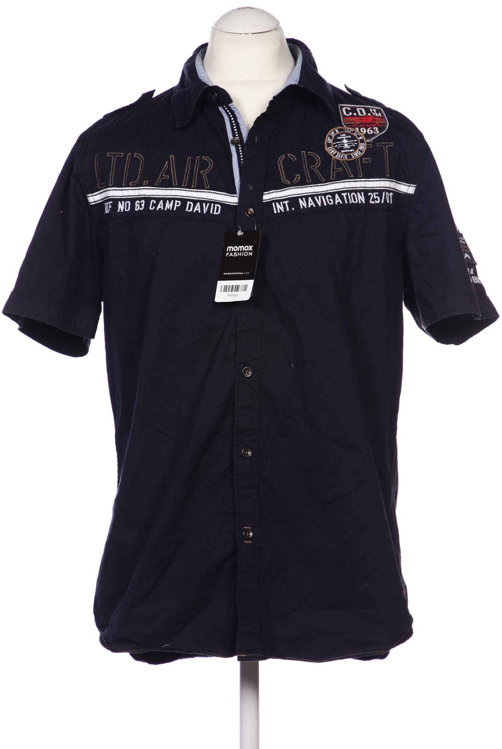 

Camp David Herren Hemd, marineblau, Gr. 52