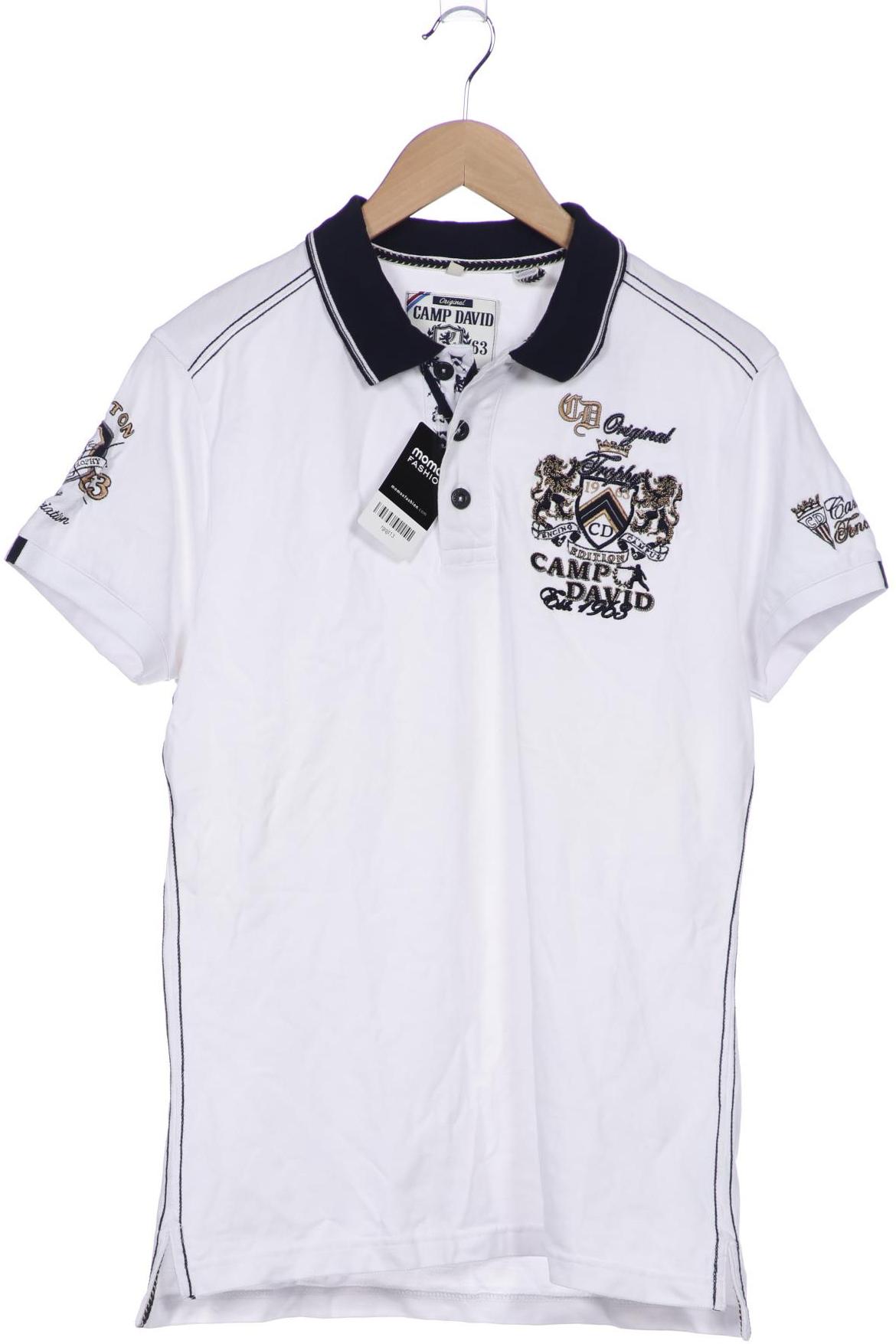 

Camp David Herren Poloshirt, weiß, Gr. 48