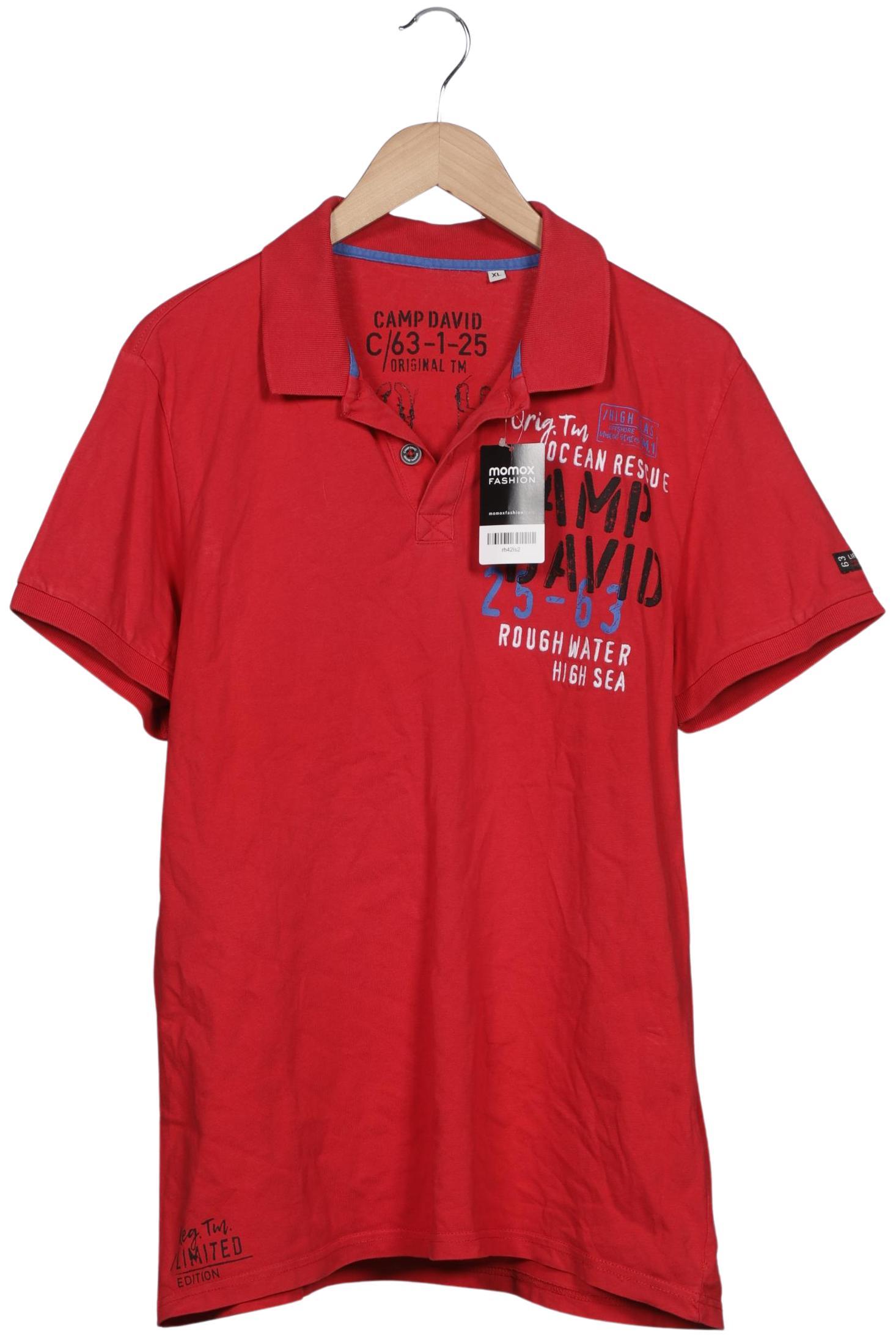 

Camp David Herren Poloshirt, rot, Gr. 54