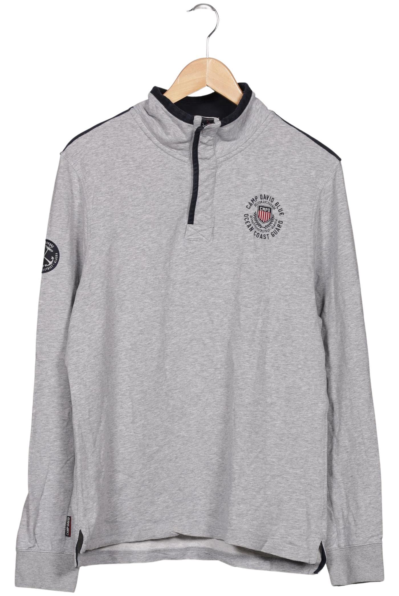 

Camp David Herren Langarmshirt, grau, Gr. 48
